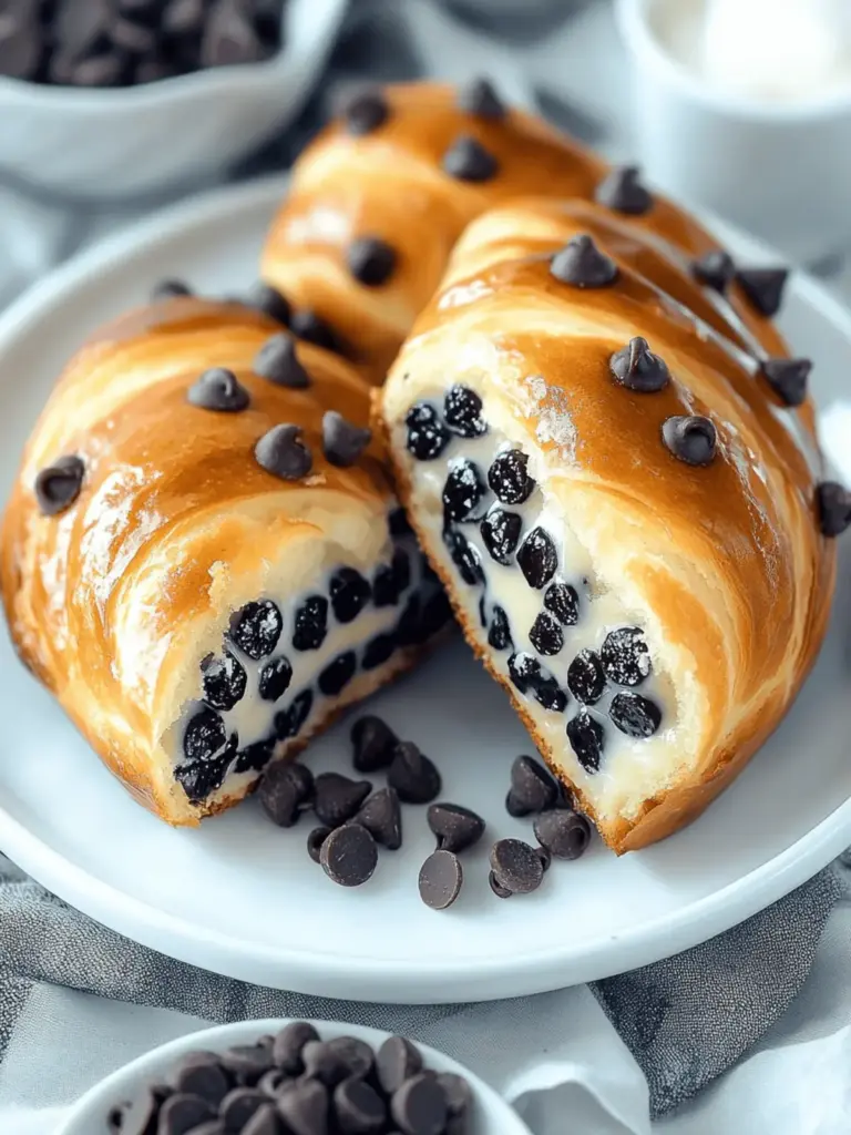 Chocolate Chip Vanilla Custard Brioches