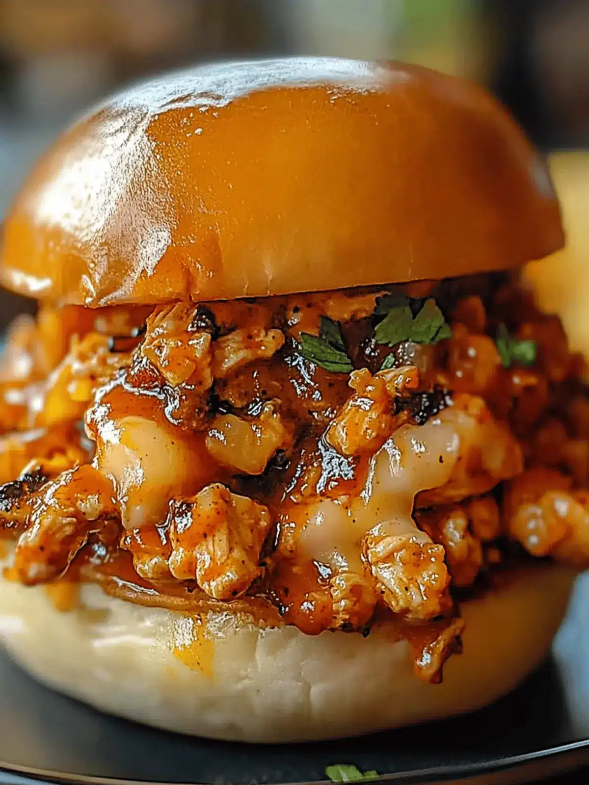 Cajun Chicken Sloppy Joes