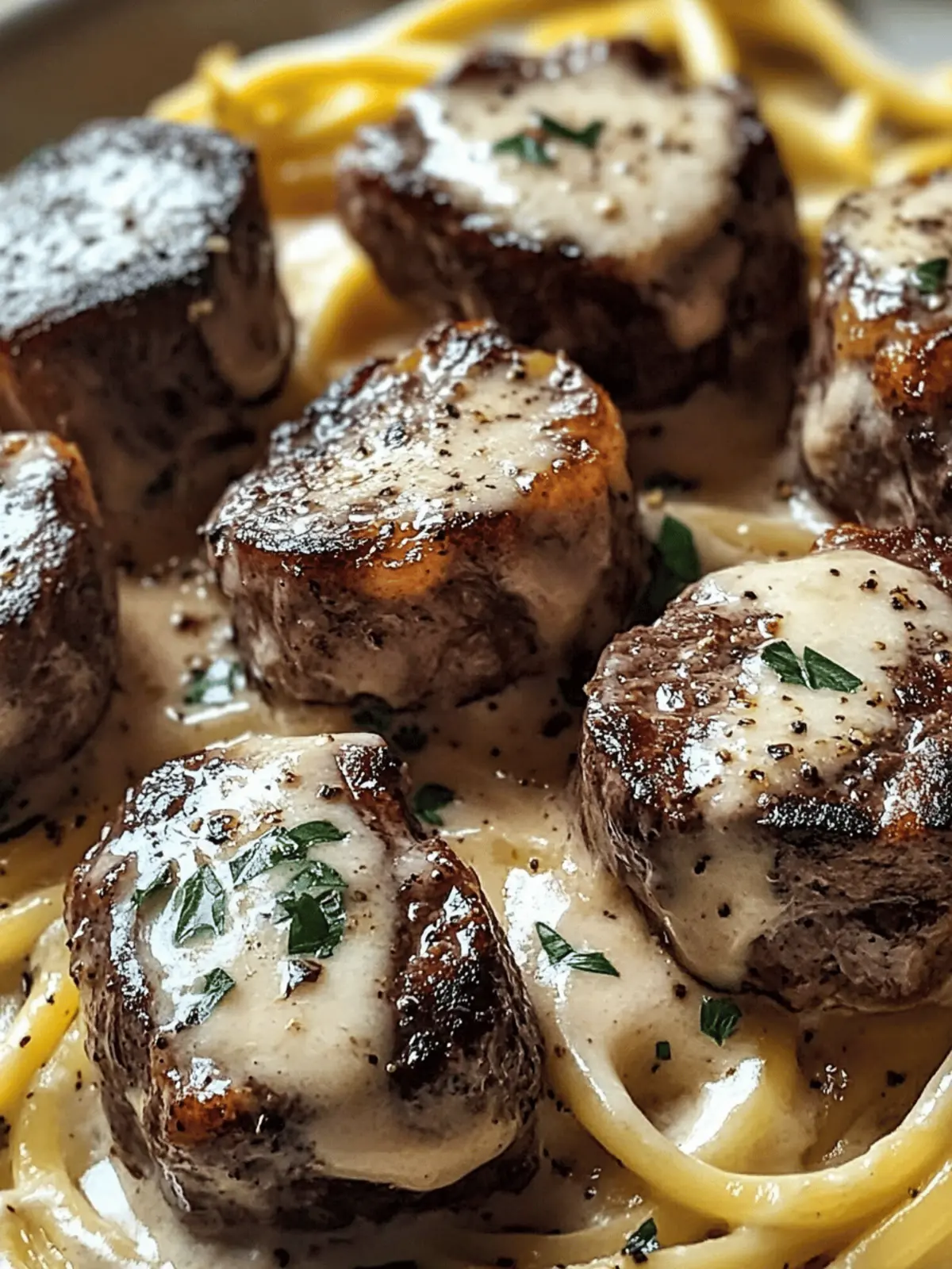 Cheesy Garlic Steak Bites