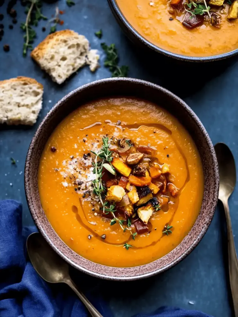Roasted Veggie Soup