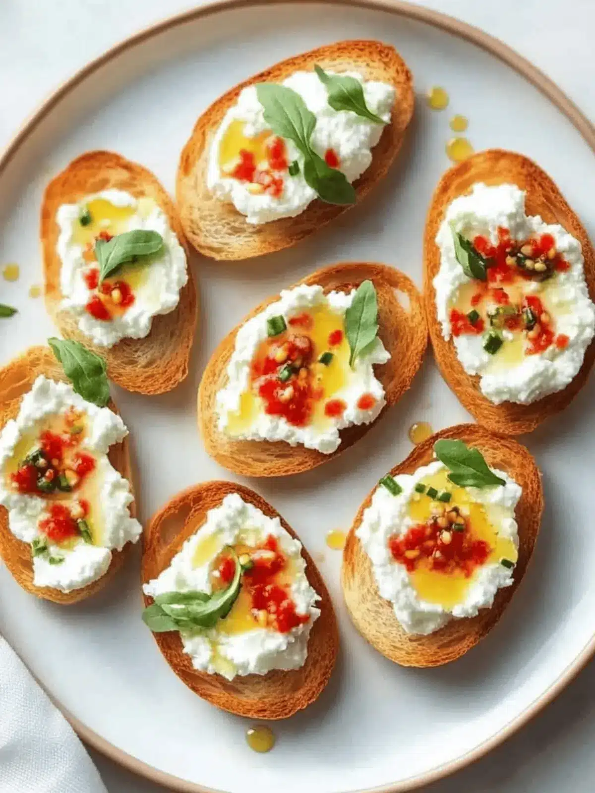 Sweet and Spicy Whipped Feta Crostini for Your Next Party 3 Sweet and Spicy Whipped Feta Crostini