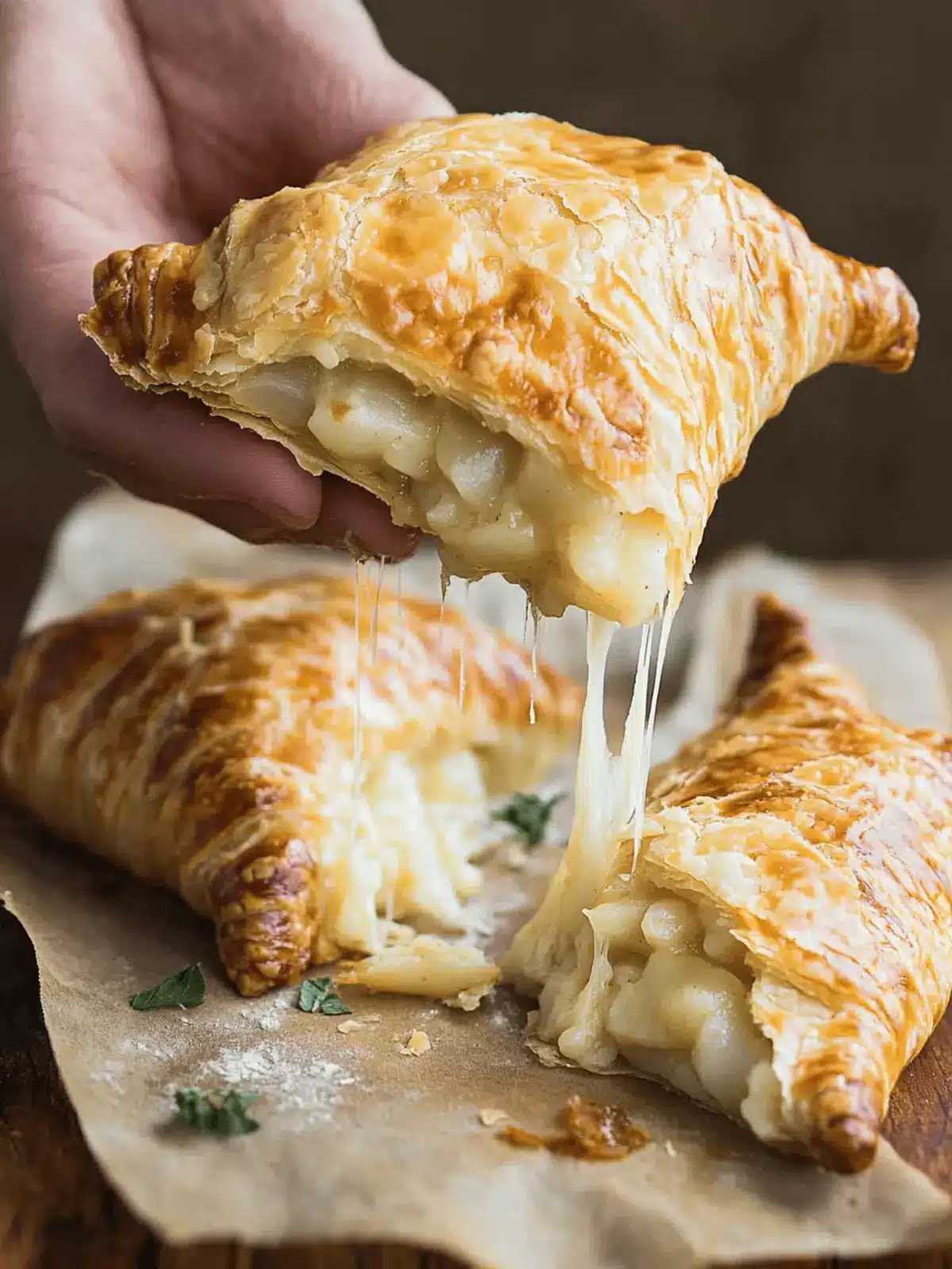 Potato, Cheese and Onion Pasties