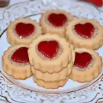 Strawberry Linzer Cookies