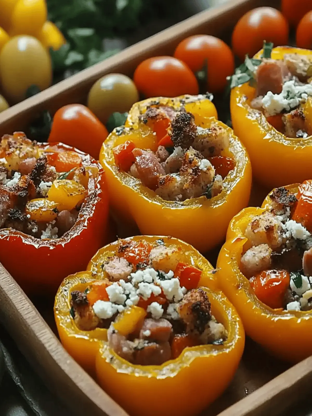Stuffed Charcuterie Board Peppers