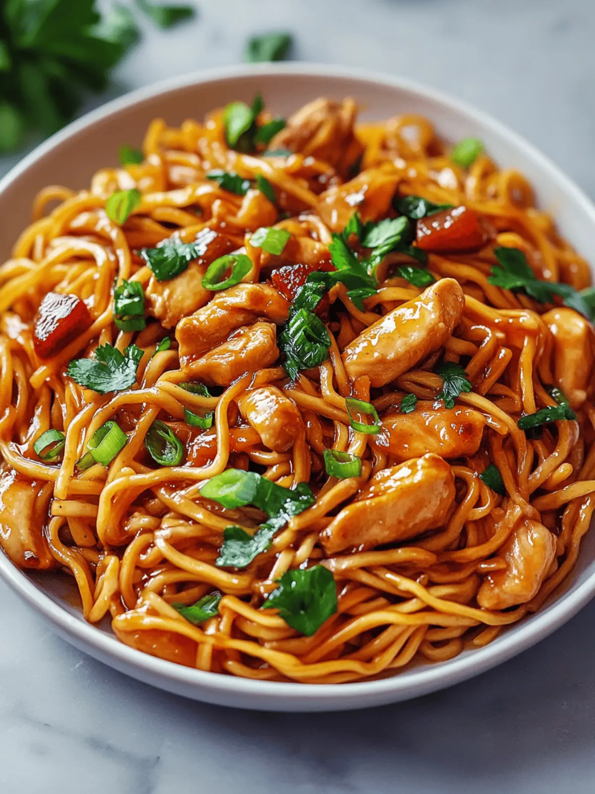 Sticky Garlic Chicken Noodles for Quick Flavor-Packed Meals 3 Sticky Garlic Chicken Noodles