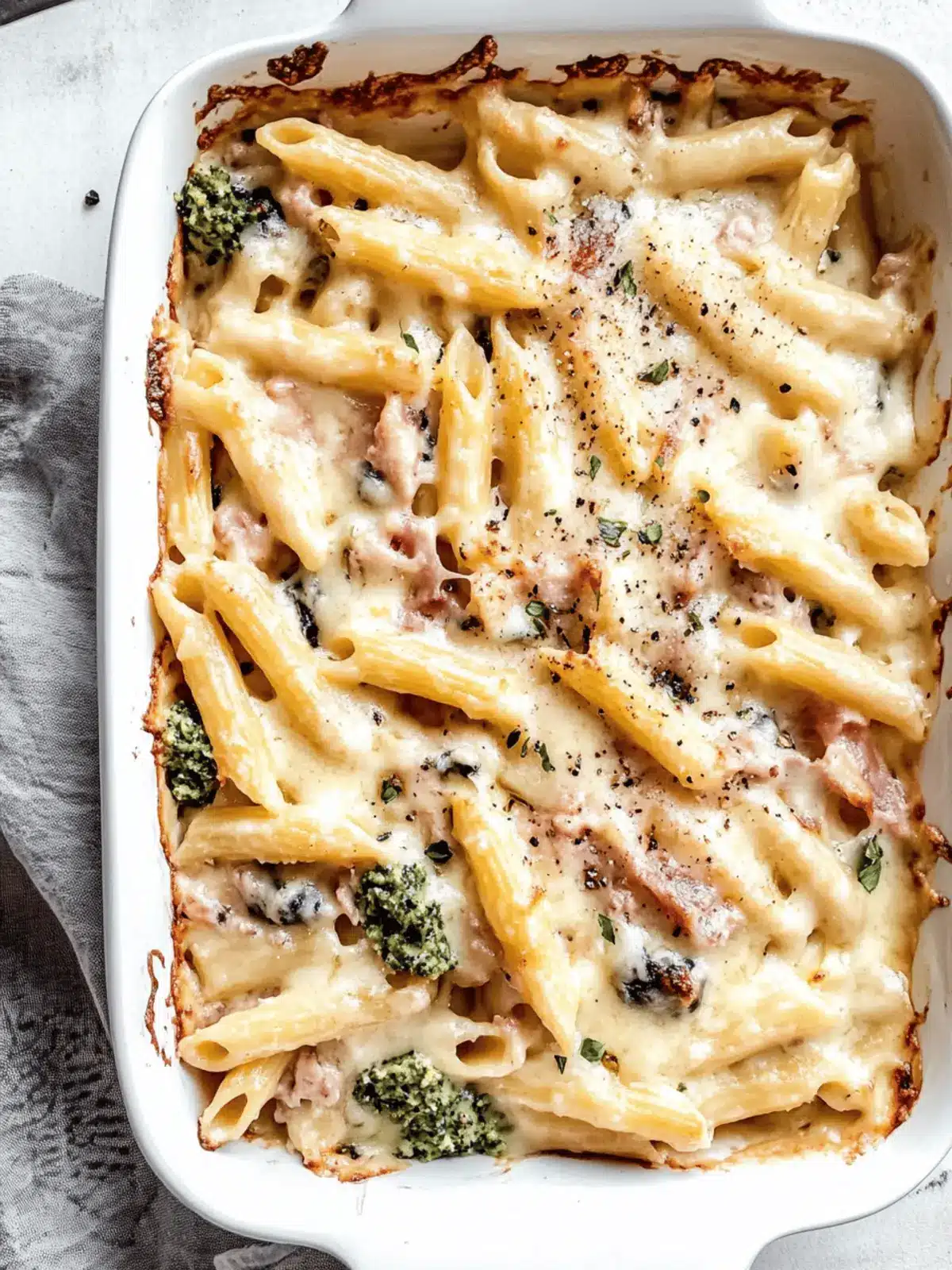 Delicious Chicken Cordon Bleu Pasta Bake for Busy Weeknights 2 Chicken Cordon Bleu Pasta Bake