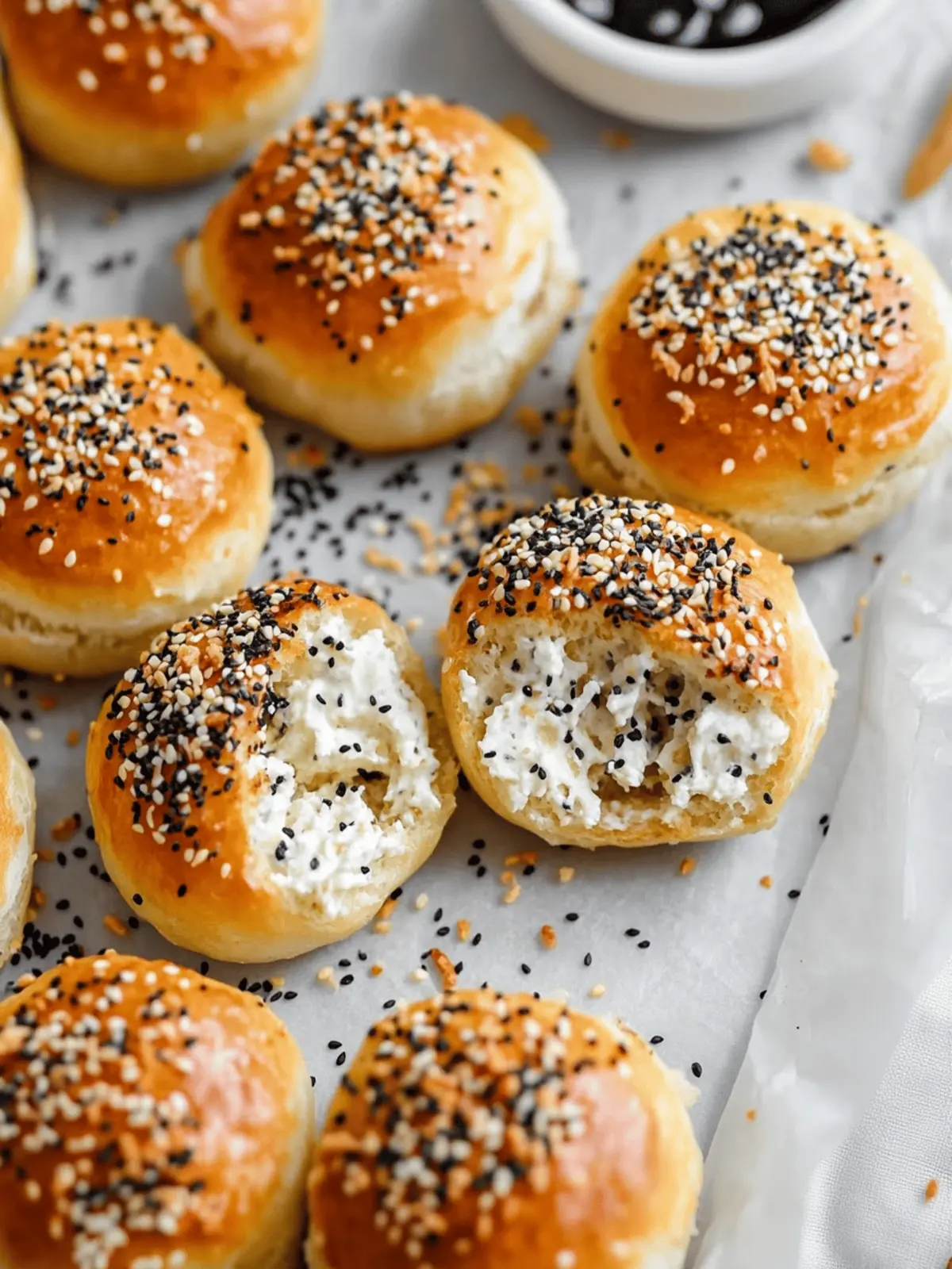 Stuffed Bagel Bites