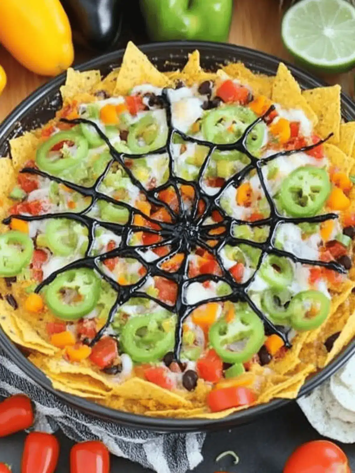 Spider Web Taco Dip