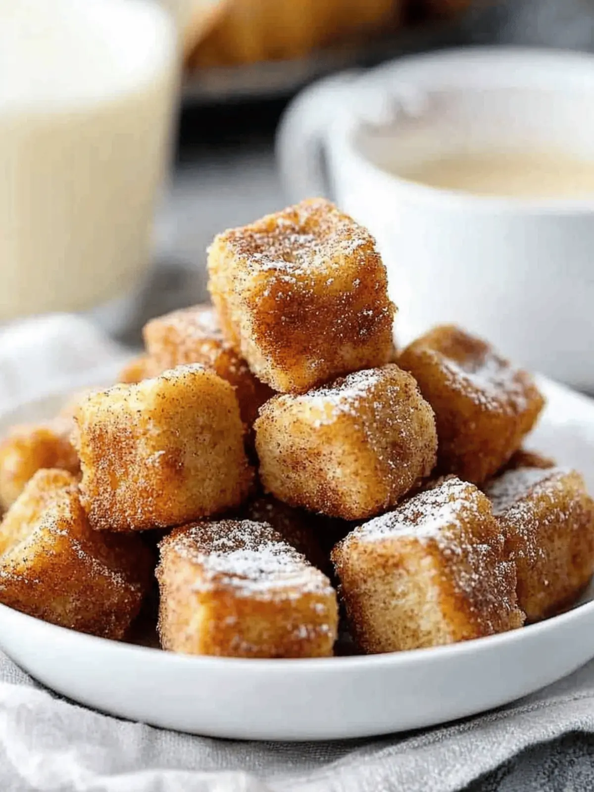 Cinnamon Roll French Toast Bites