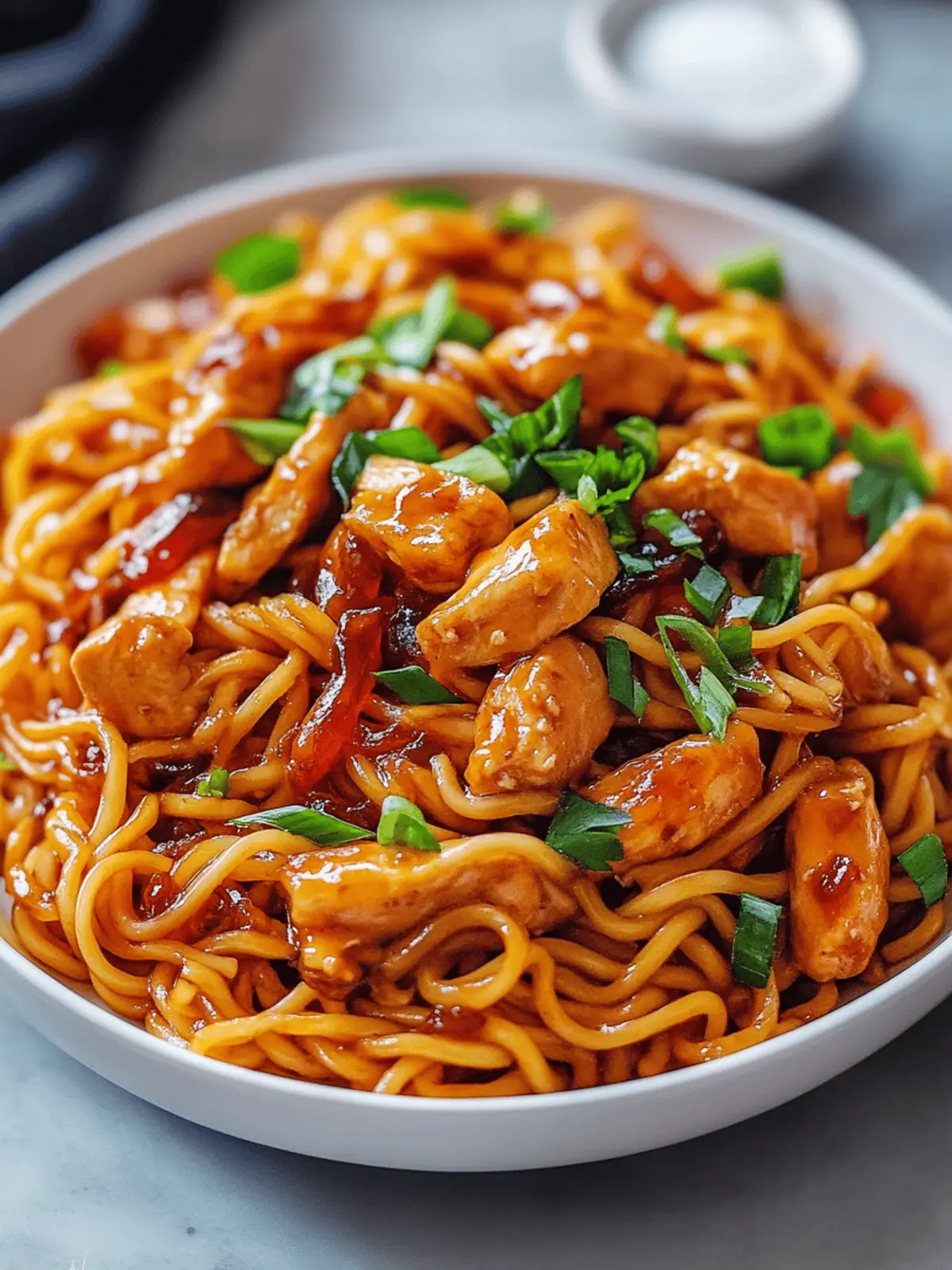 Sticky Garlic Chicken Noodles for Quick Flavor-Packed Meals 4 Sticky Garlic Chicken Noodles