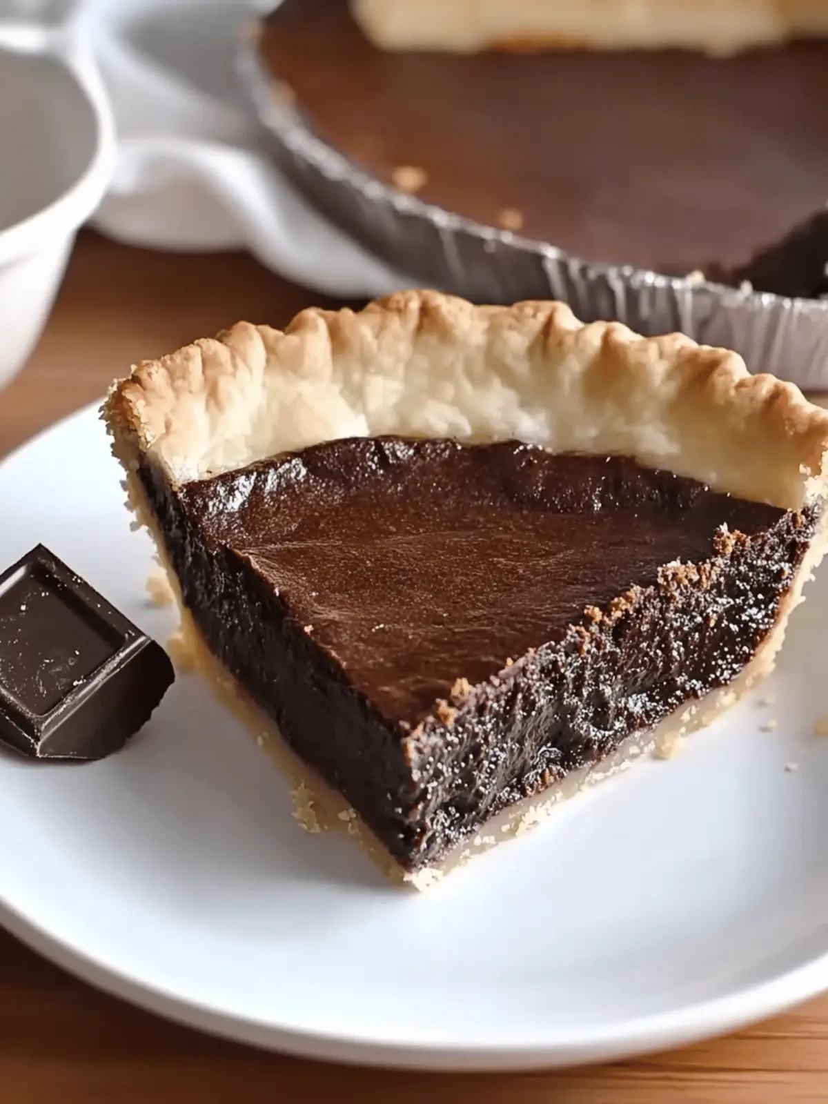 Chocolate Chess Pie