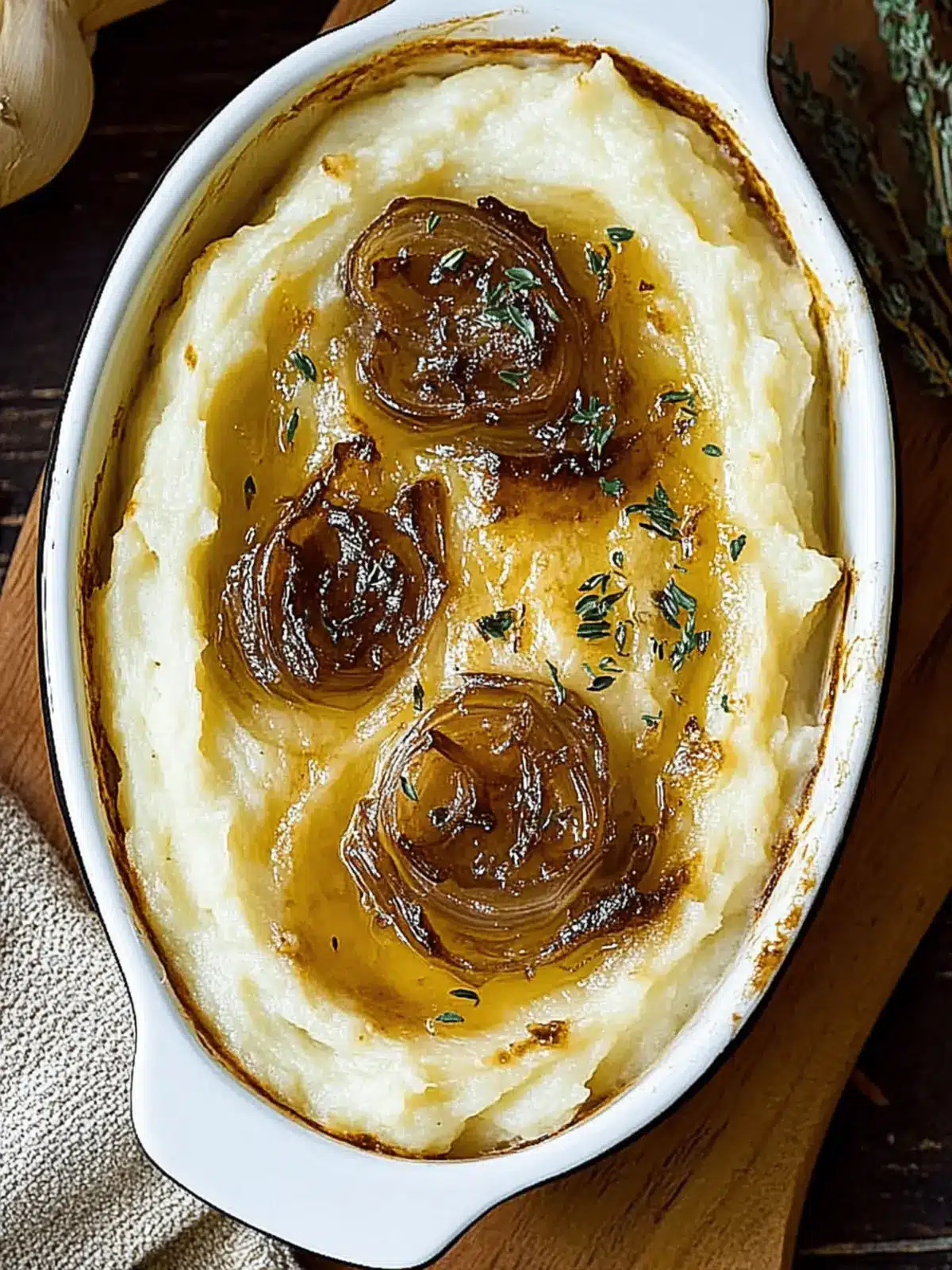 Baked French Onion Mashed Potatoes for Ultimate Comfort 2 Baked French Onion Mashed Potatoes