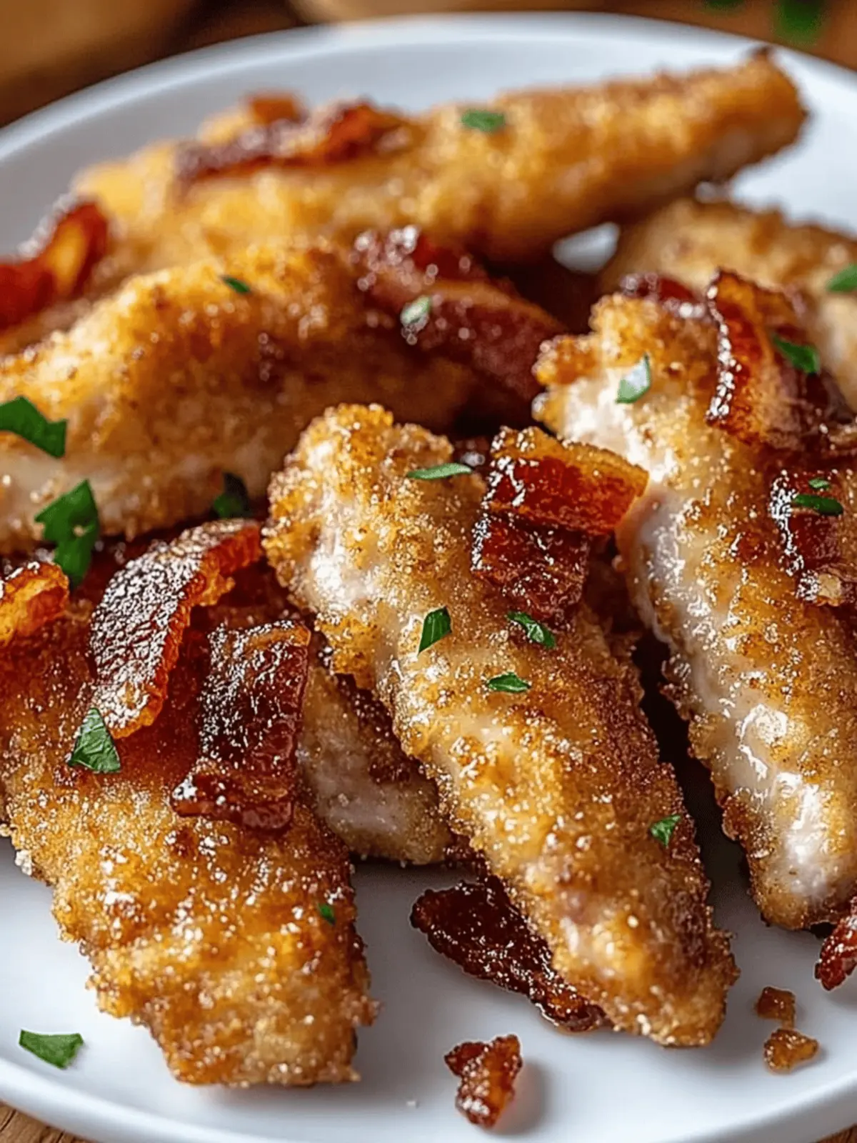 Bacon Brown Sugar Chicken Tenders