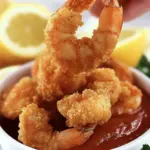 Keto Fried Shrimp with Cocktail Sauce