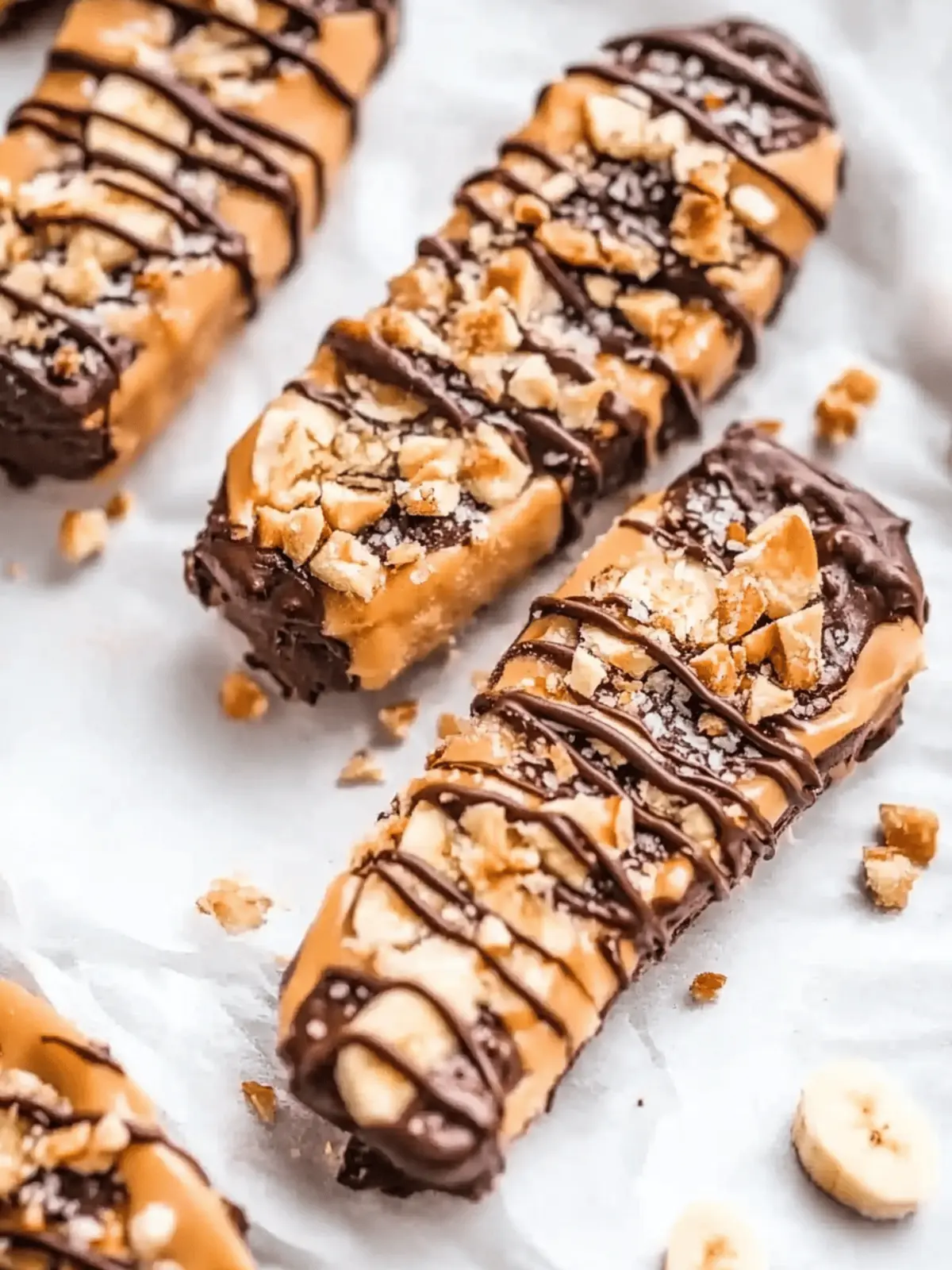 Frozen Banana Snickers: A Guilt-Free Summer Delight! 4 Frozen Banana Snickers