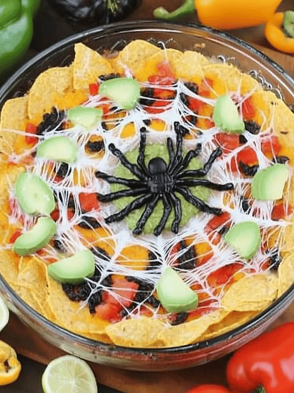 Spider Web Taco Dip