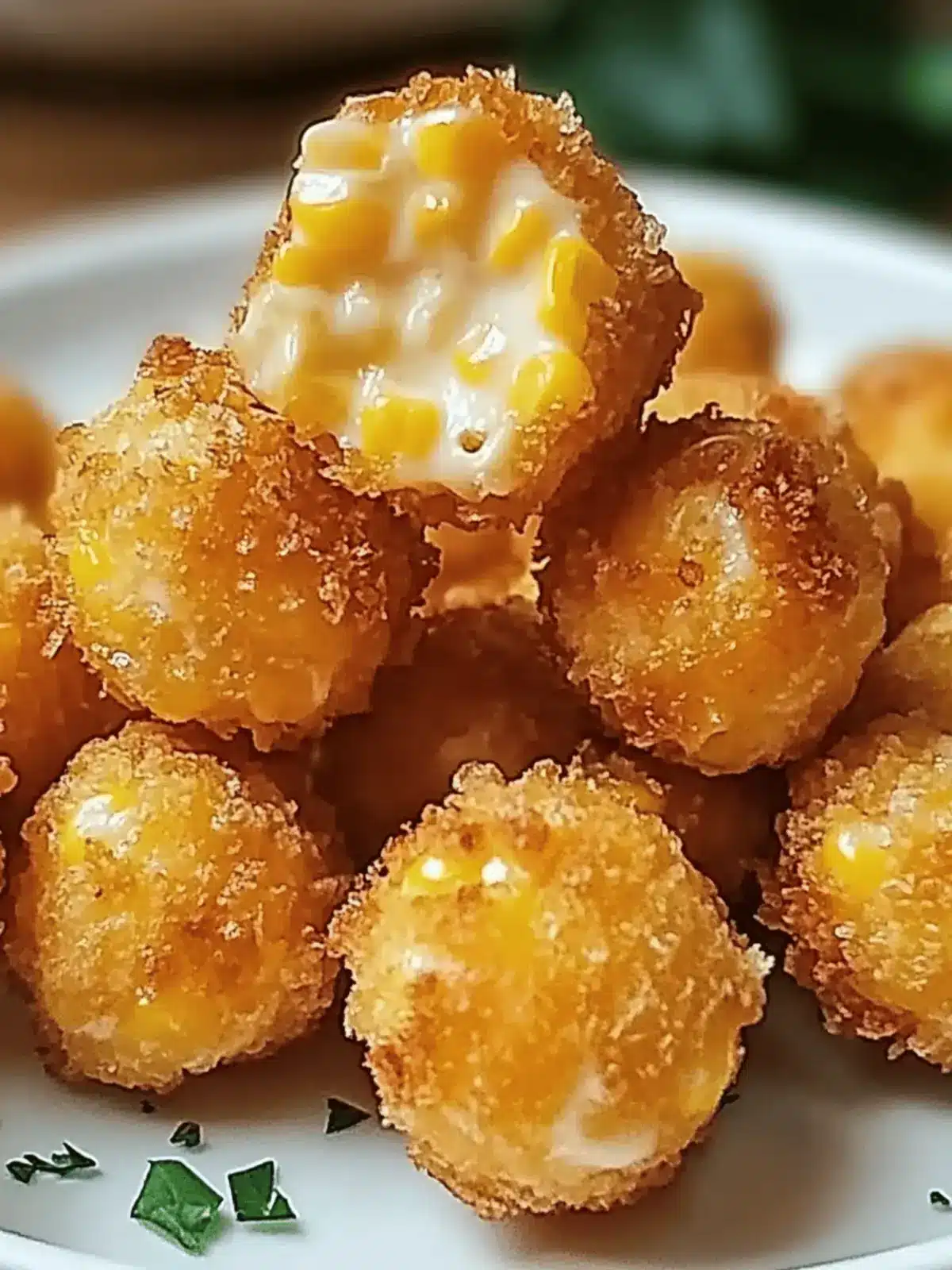 Crispy Corn Cheese Bites
