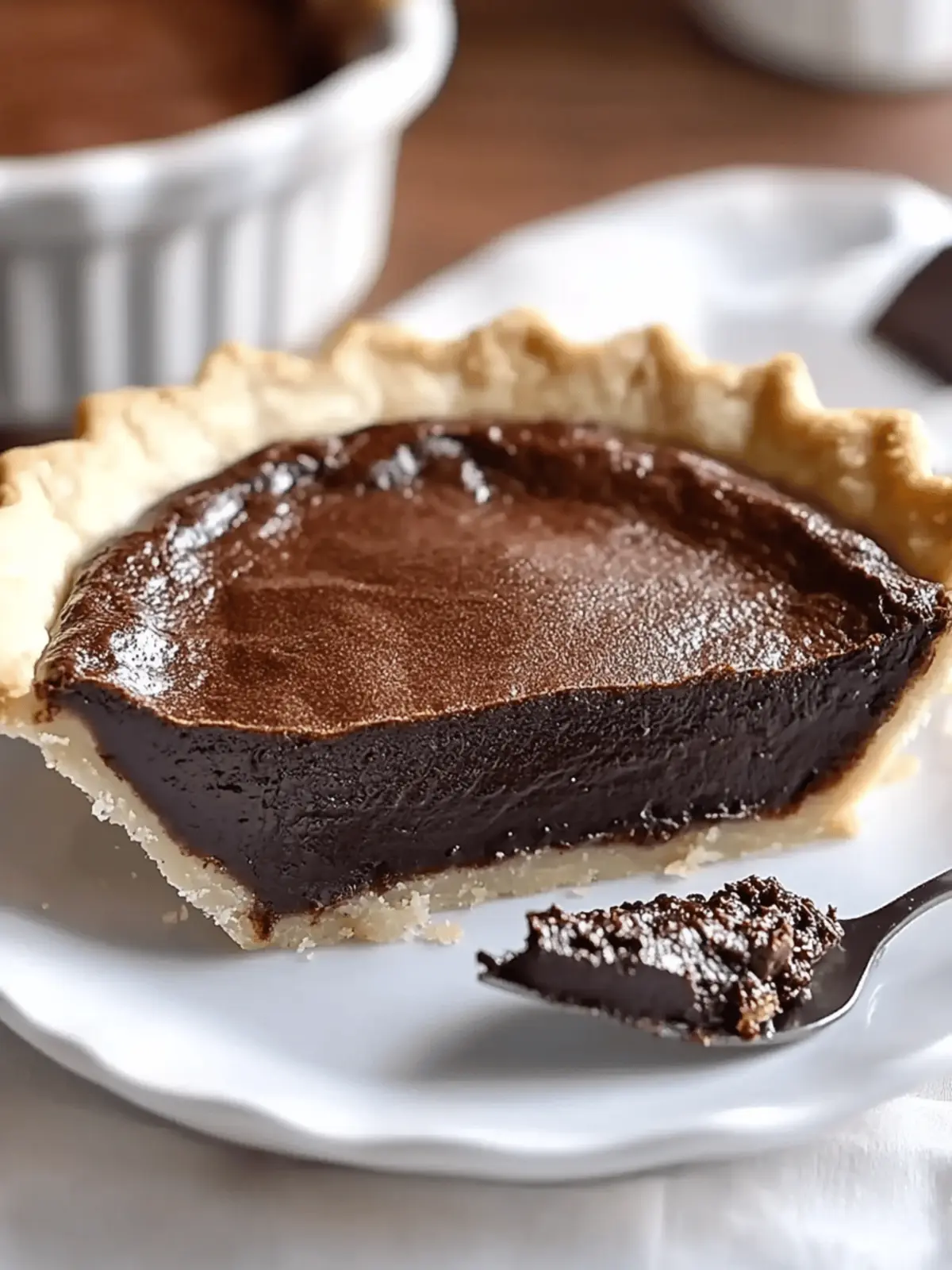 Chocolate Chess Pie