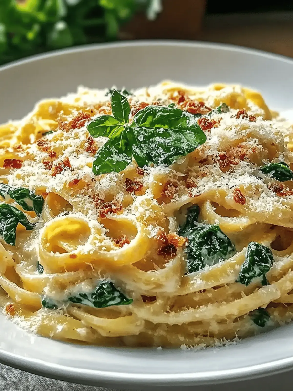 Creamy Garlic Parmesan Pasta with Spinach for Cozy Nights 2 Creamy Garlic Parmesan Pasta with Spinach