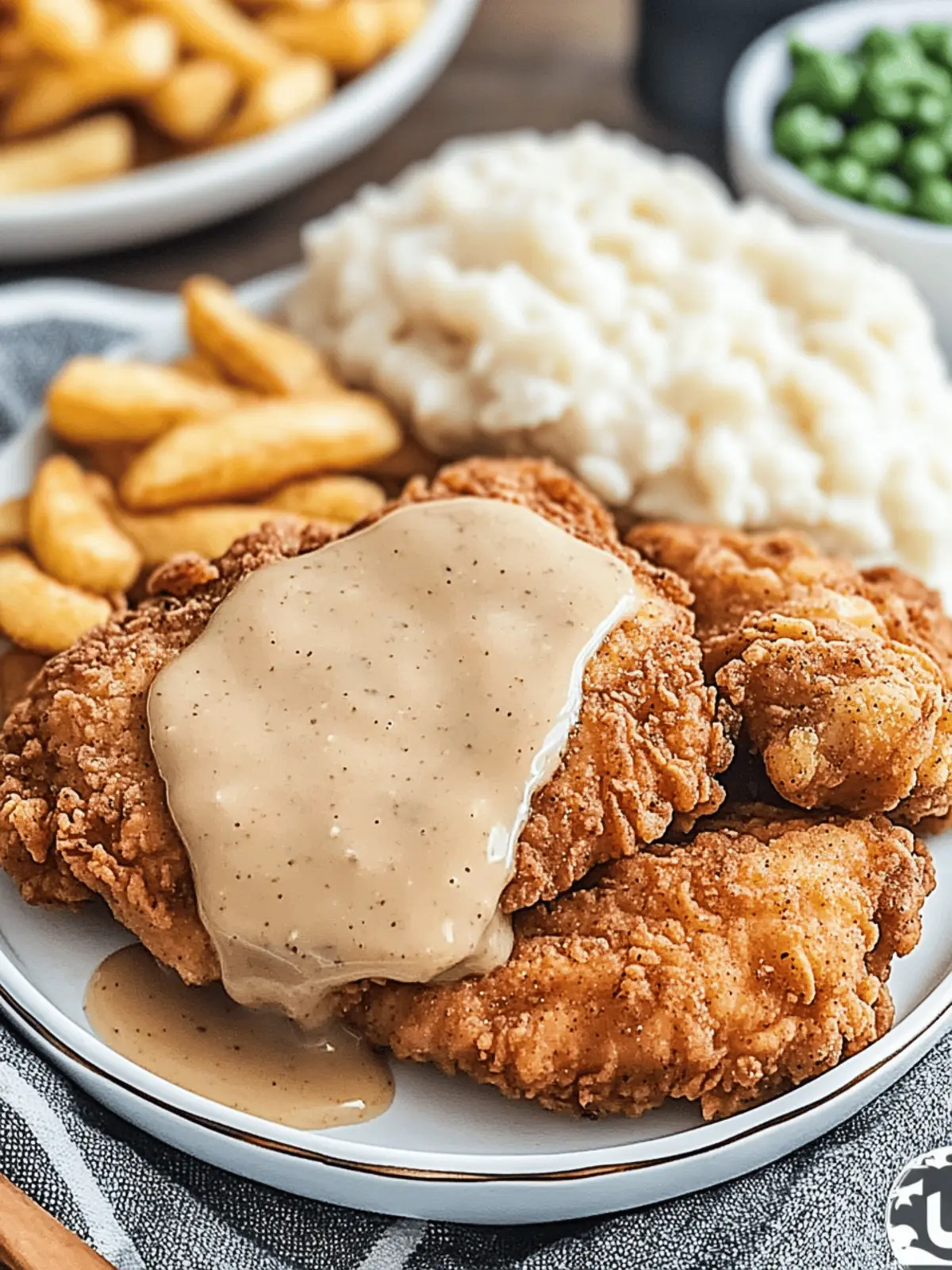 Crispy Chicken Fried Chicken with Country Gravy Heaven