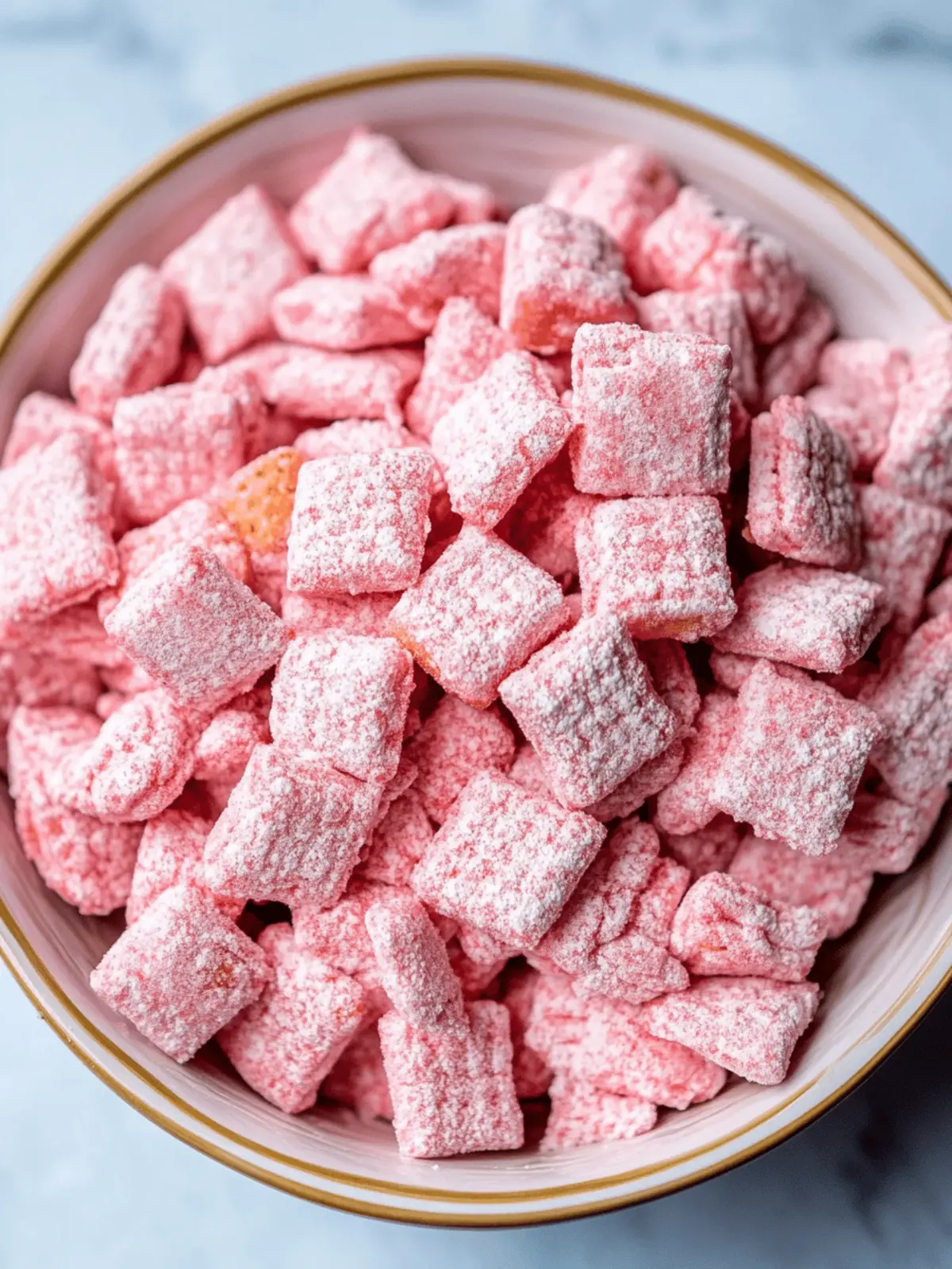 Strawberry Shortcake Puppy Chow