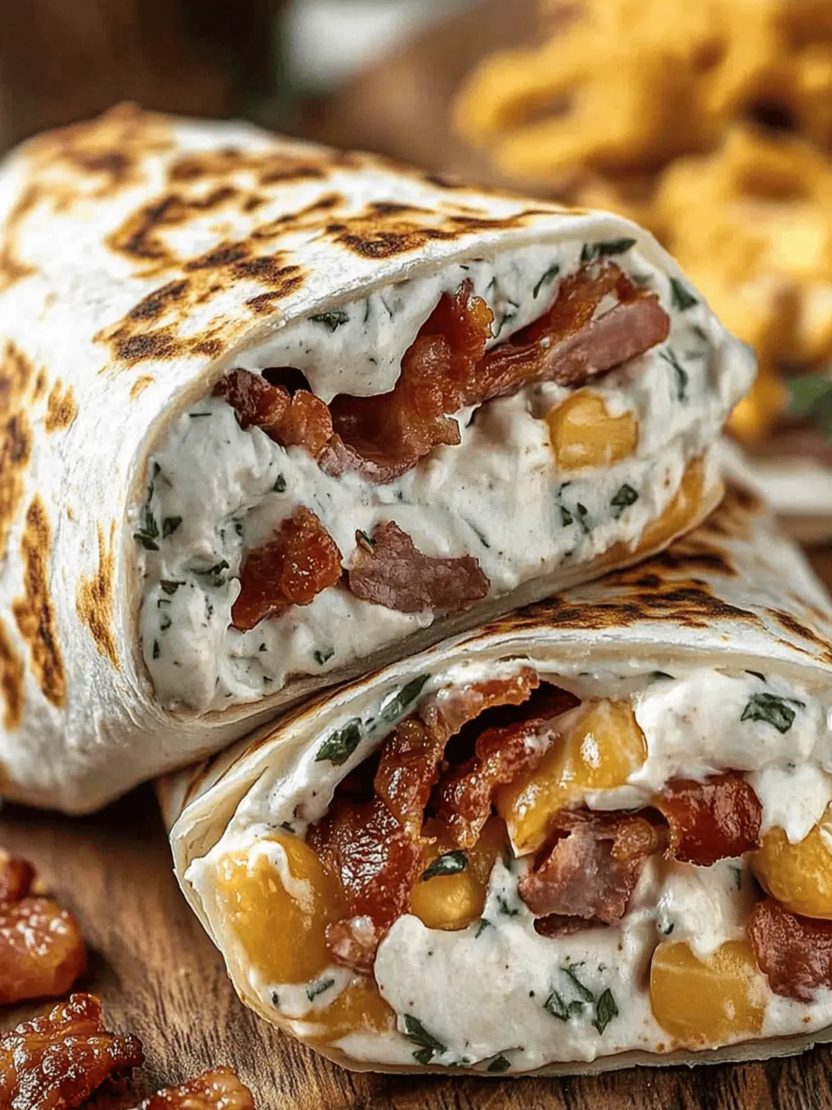 Crunchy Bacon Ranch Wrap