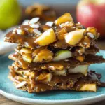 Caramel Apple Bark With Pretzels