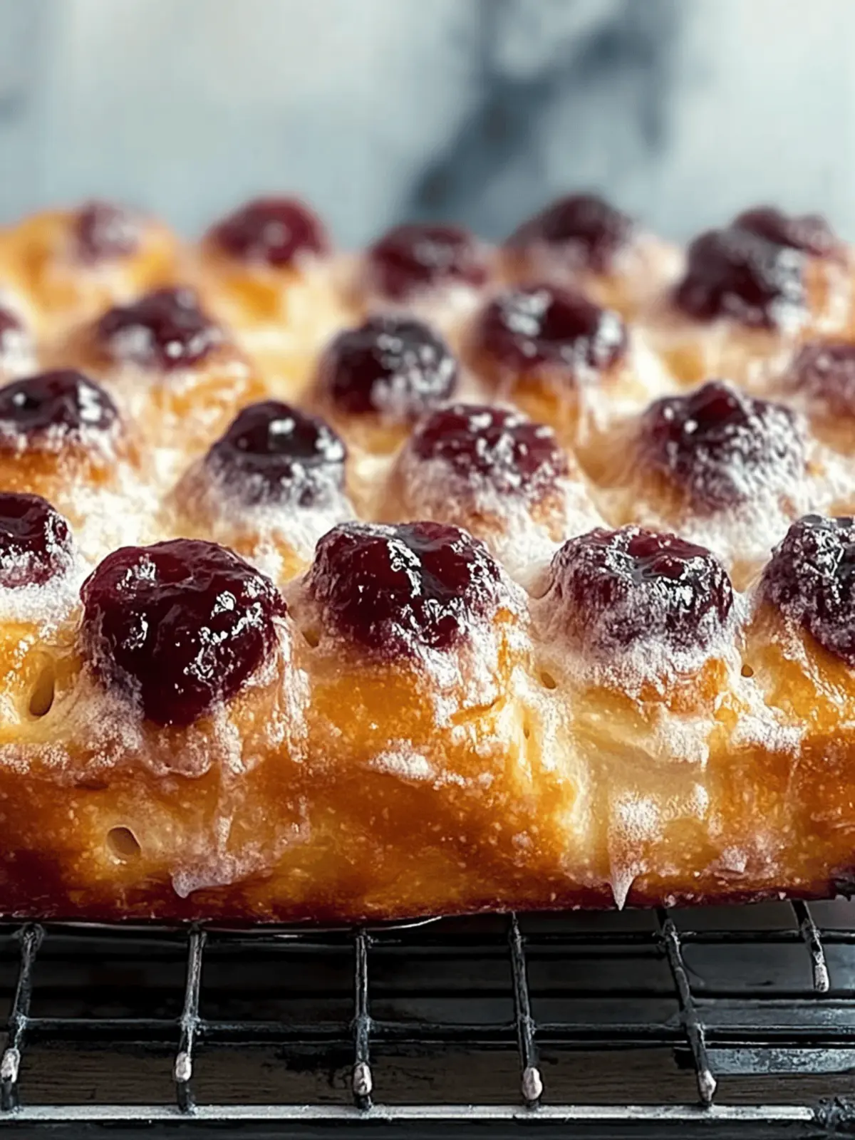 Jam Donut Focaccia