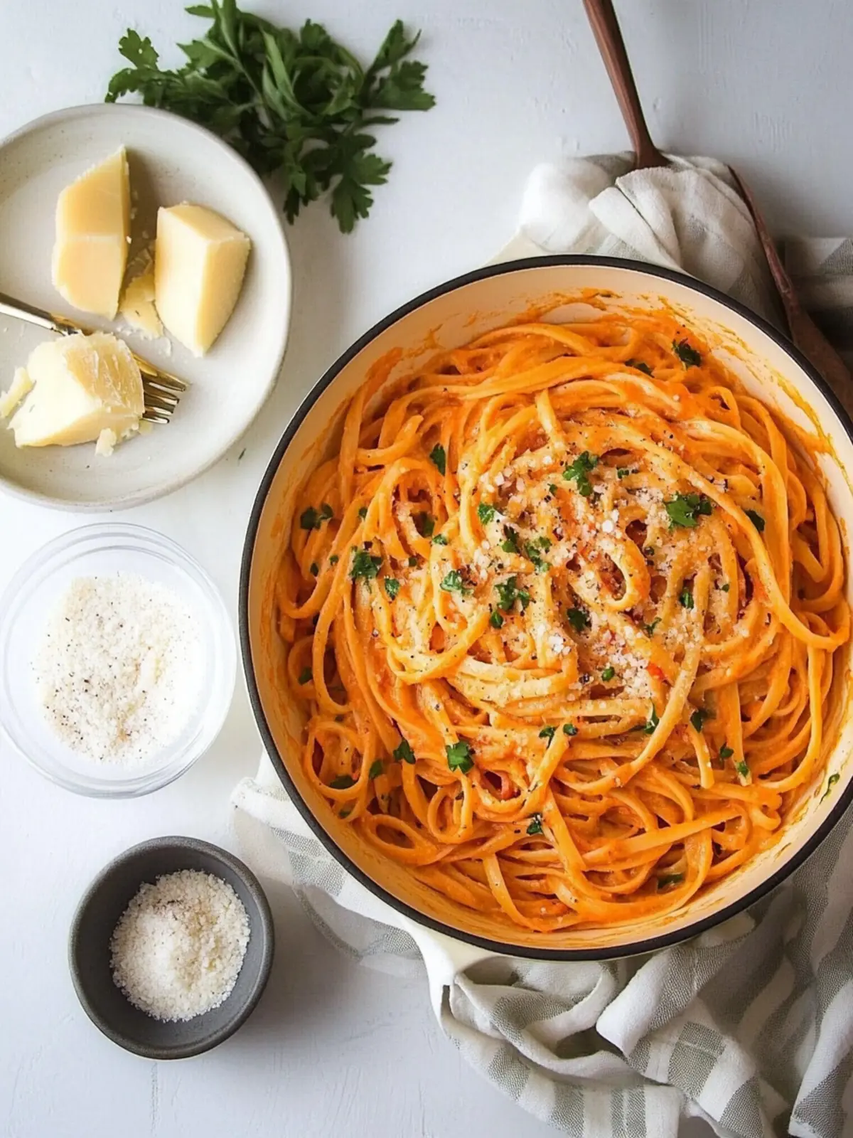 Creamy Red Pepper Alfredo Pasta: Your New Guilt-Free Indulgence 4 Creamy Red Pepper Alfredo Pasta