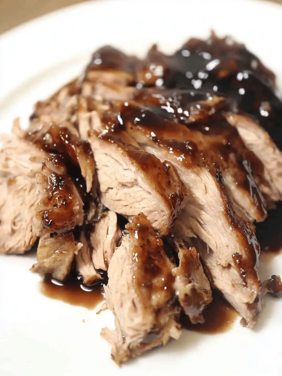 Crockpot Brown Sugar Balsamic Glazed Pork Tenderloin Bliss 2 Crockpot Brown Sugar Balsamic Glazed Pork Tenderloin