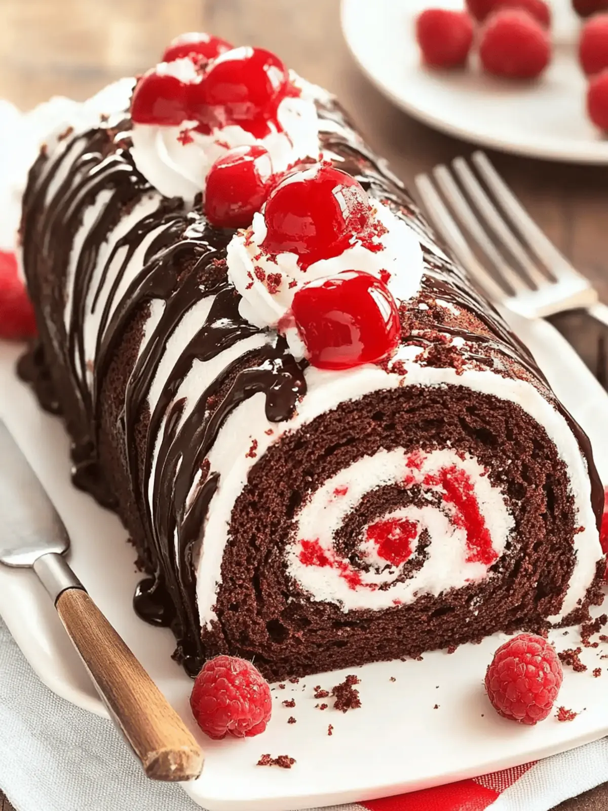 Elegant Black Forest Cake Roll That Will Wow Your Guests 3 Elegant Black Forest Cake Roll