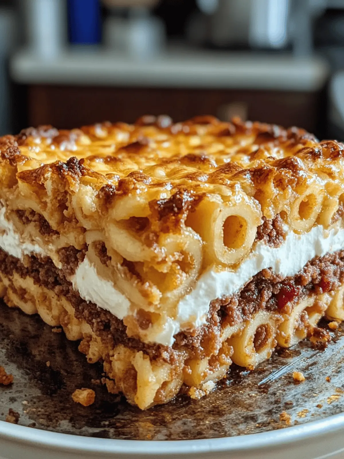 Irresistible 6-Layer Macarona Forn for Cozy Family Dinners 3 6-Layer Macarona Forn