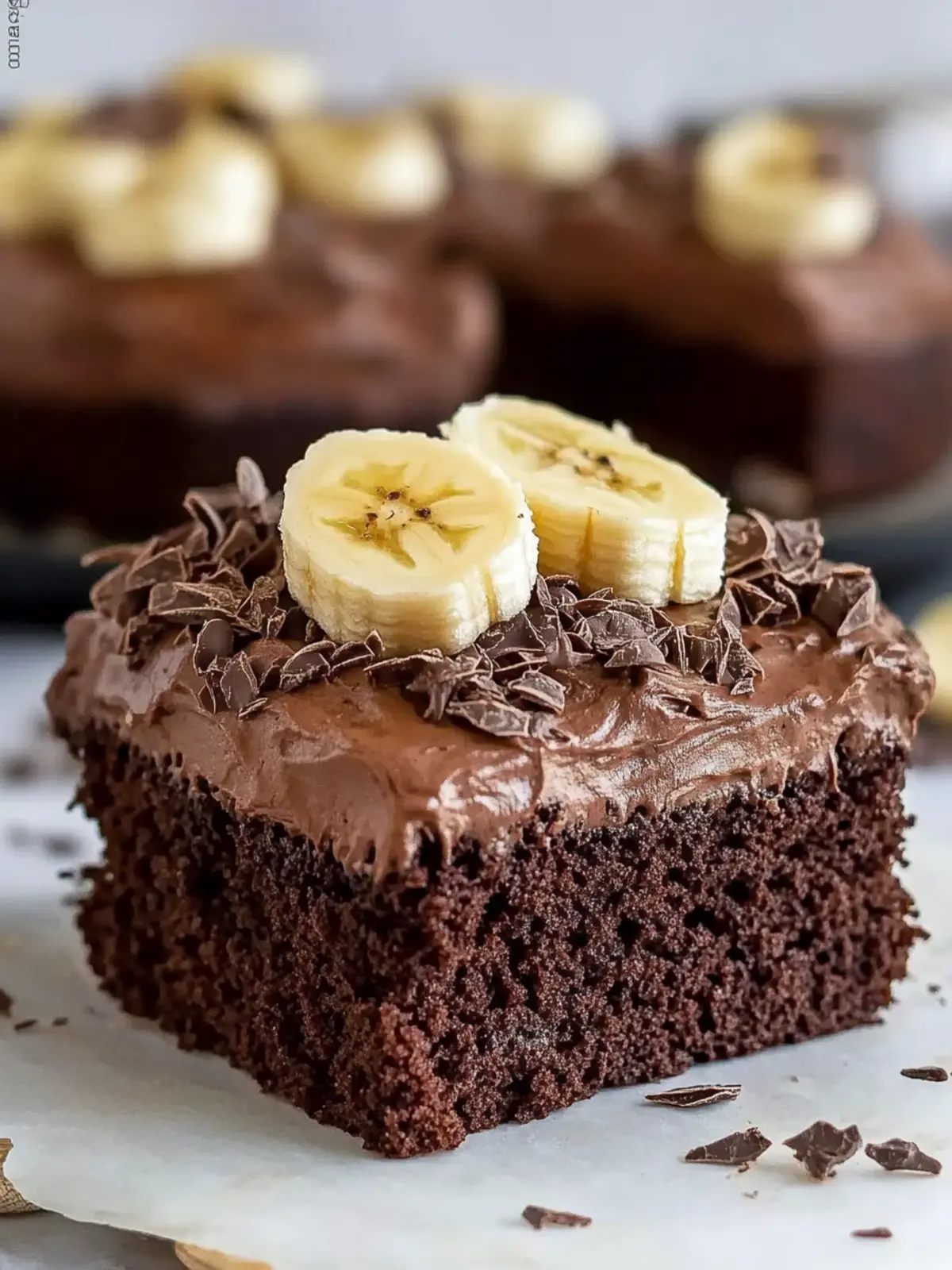 Guilt-Free Chocolate Banana Cake You'll Want to Make Today 3 Chocolate Banana Cake