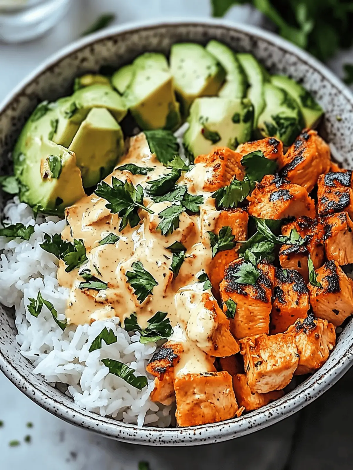 Coconut Chicken Rice Bowl