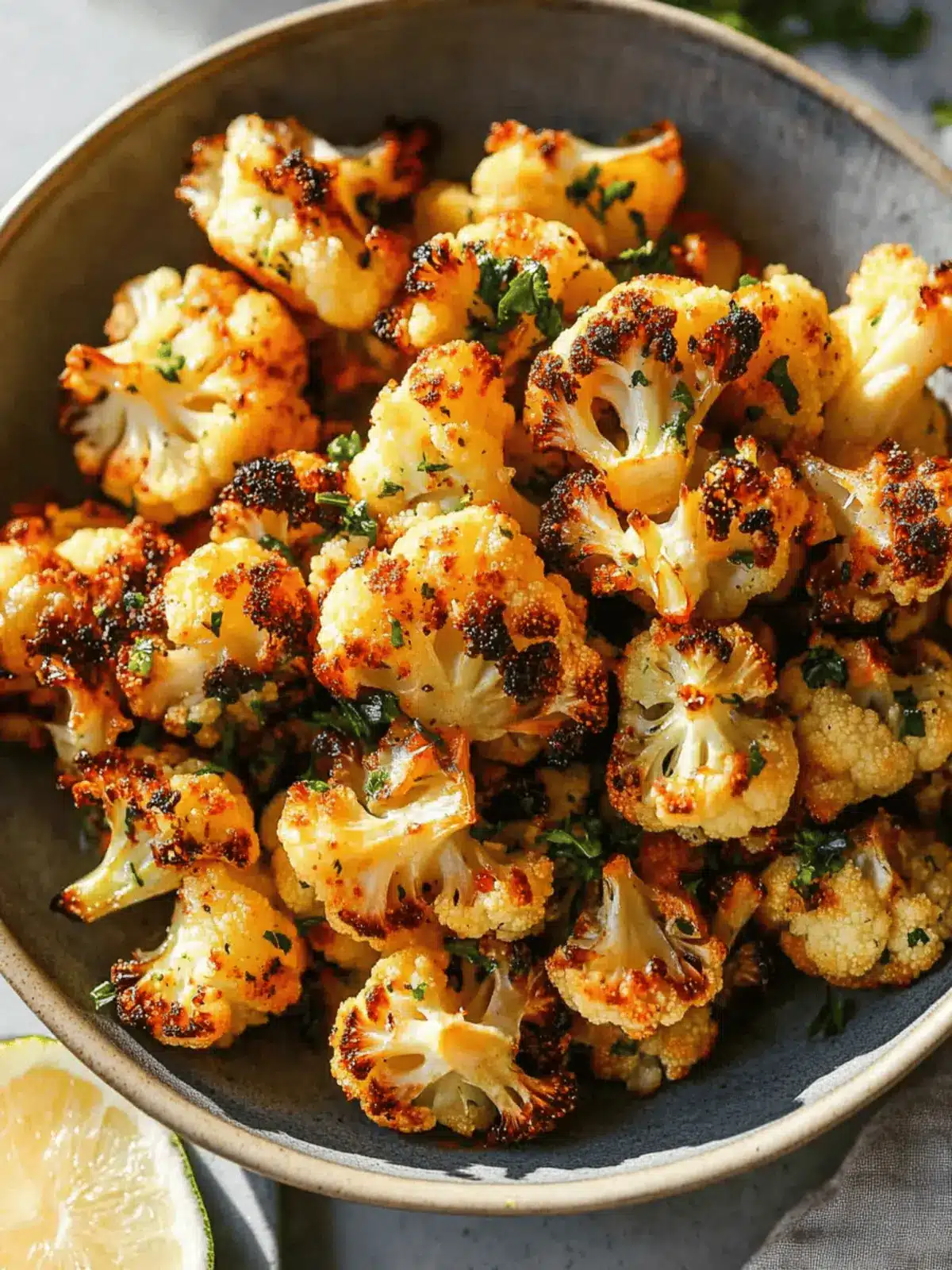 Garlic-Parmesan Roasted Cauliflower