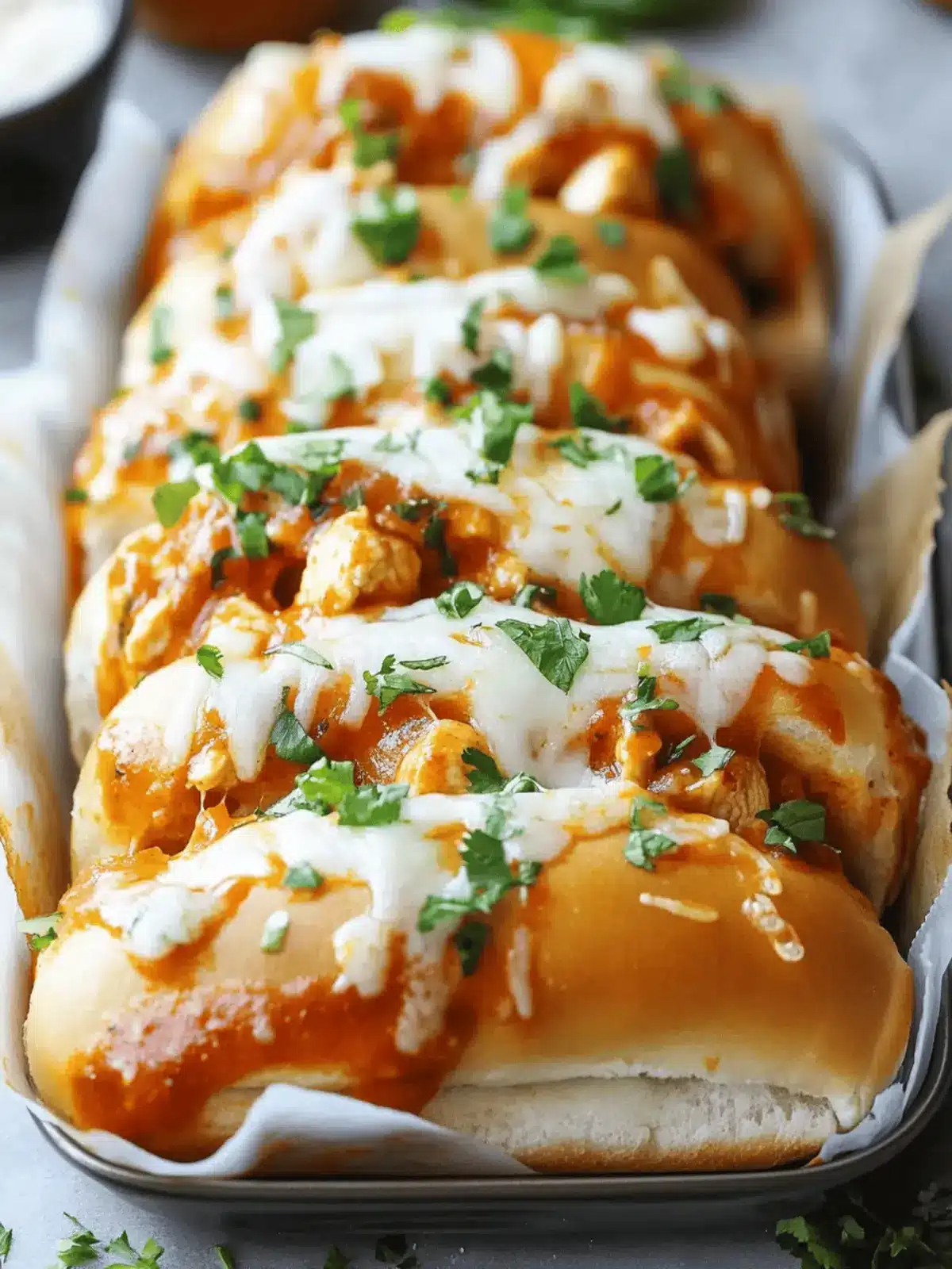 Spicy Chicken Parmesan Rolls