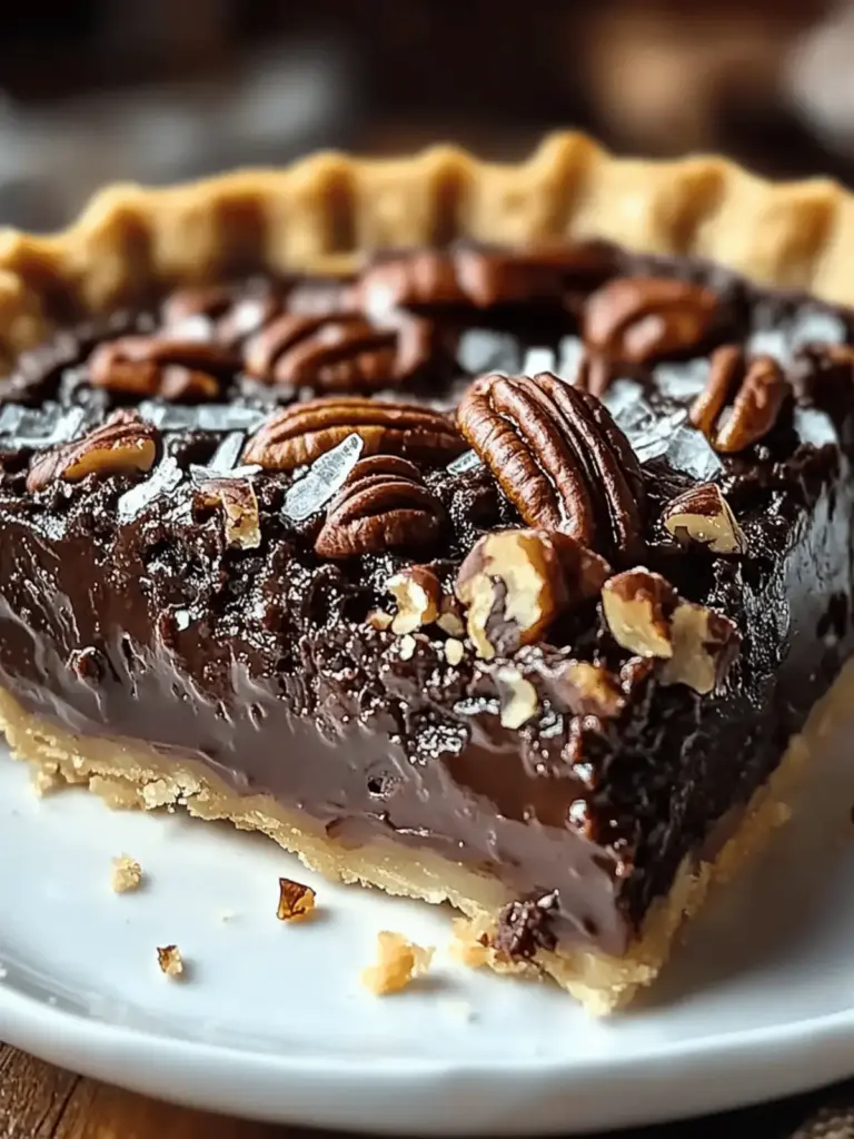 Texas Chocolate Pecan Pie