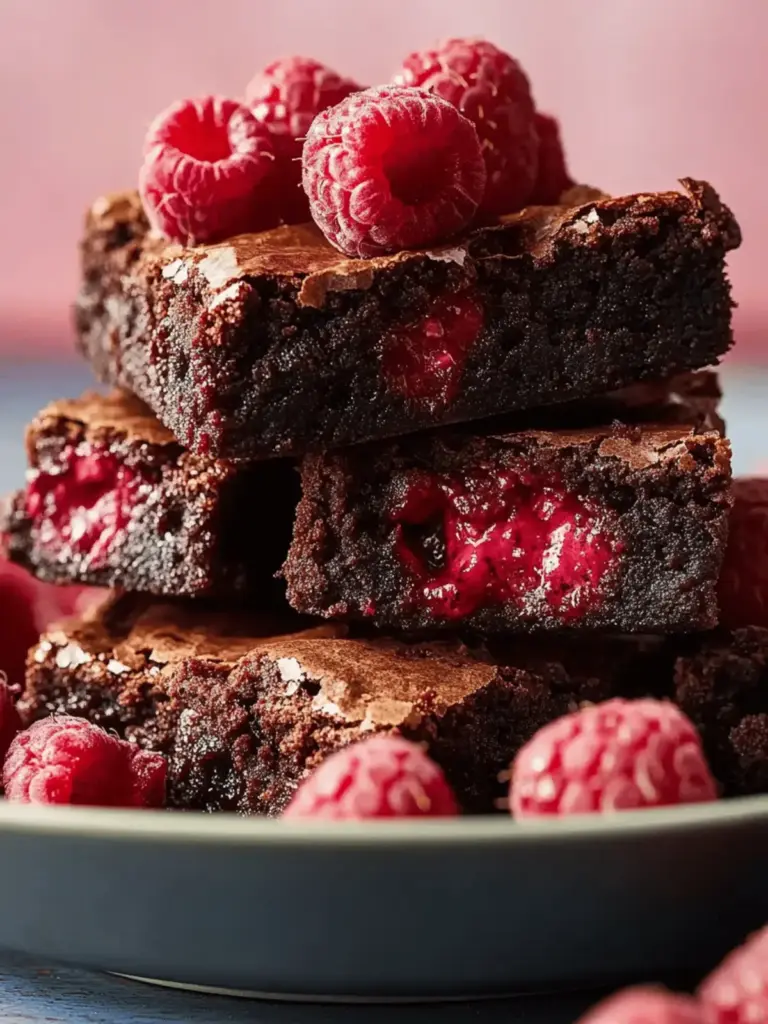 Chocolate Raspberry Brownies