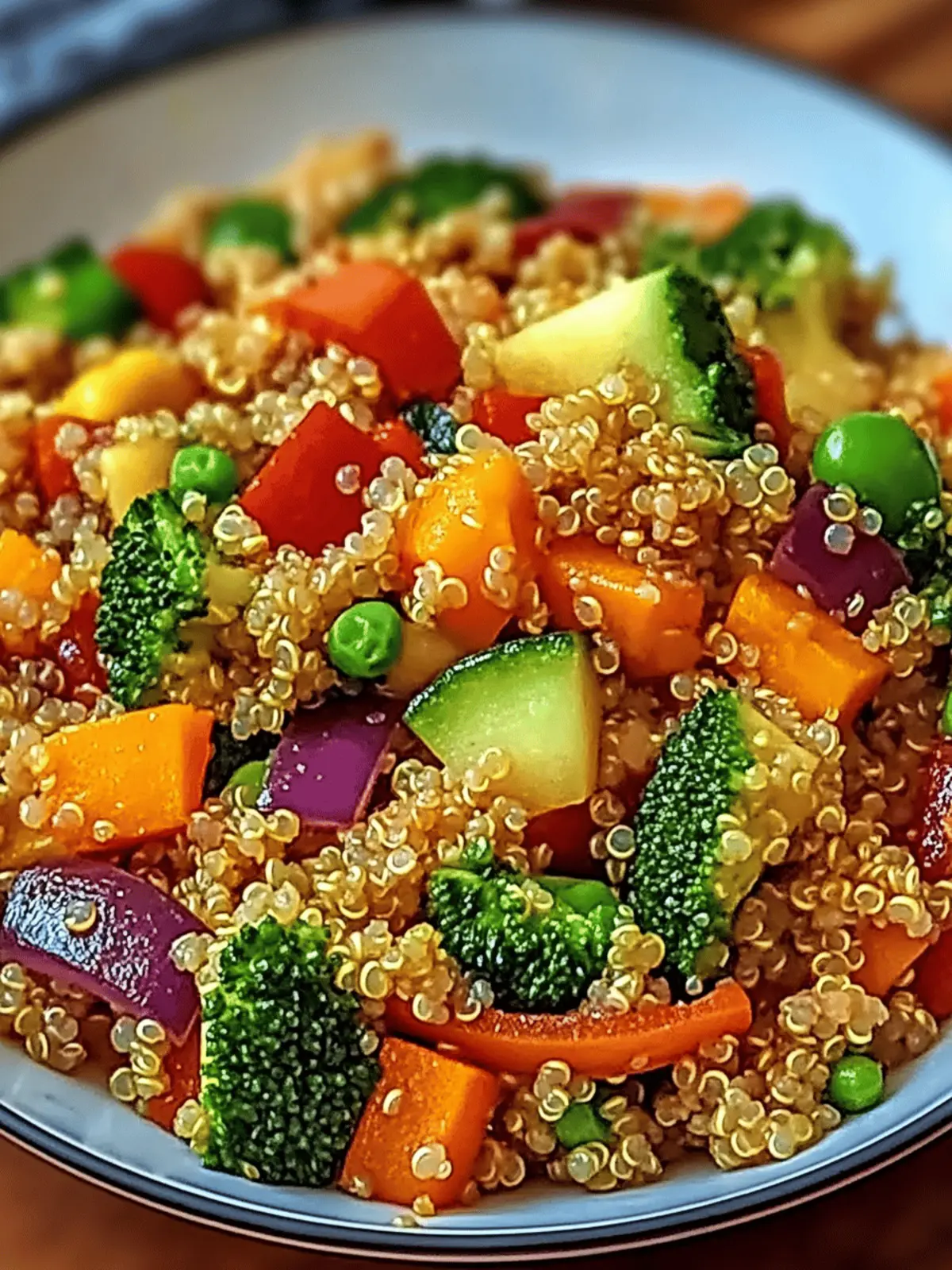 Quick Quinoa & Veggie Stir-Fry