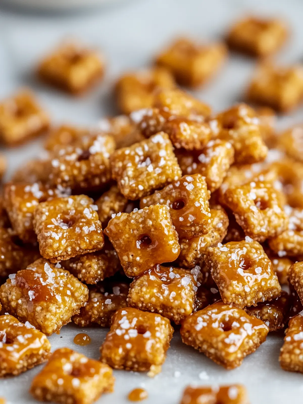 Salted Caramel Cracker Bites