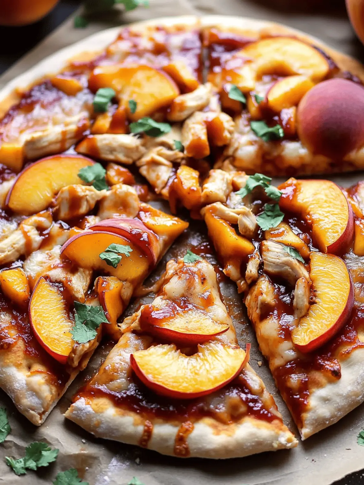 Peach BBQ Chicken Pizza: A Sweet and Smoky Weeknight Wonder 2 Peach BBQ Chicken Pizza