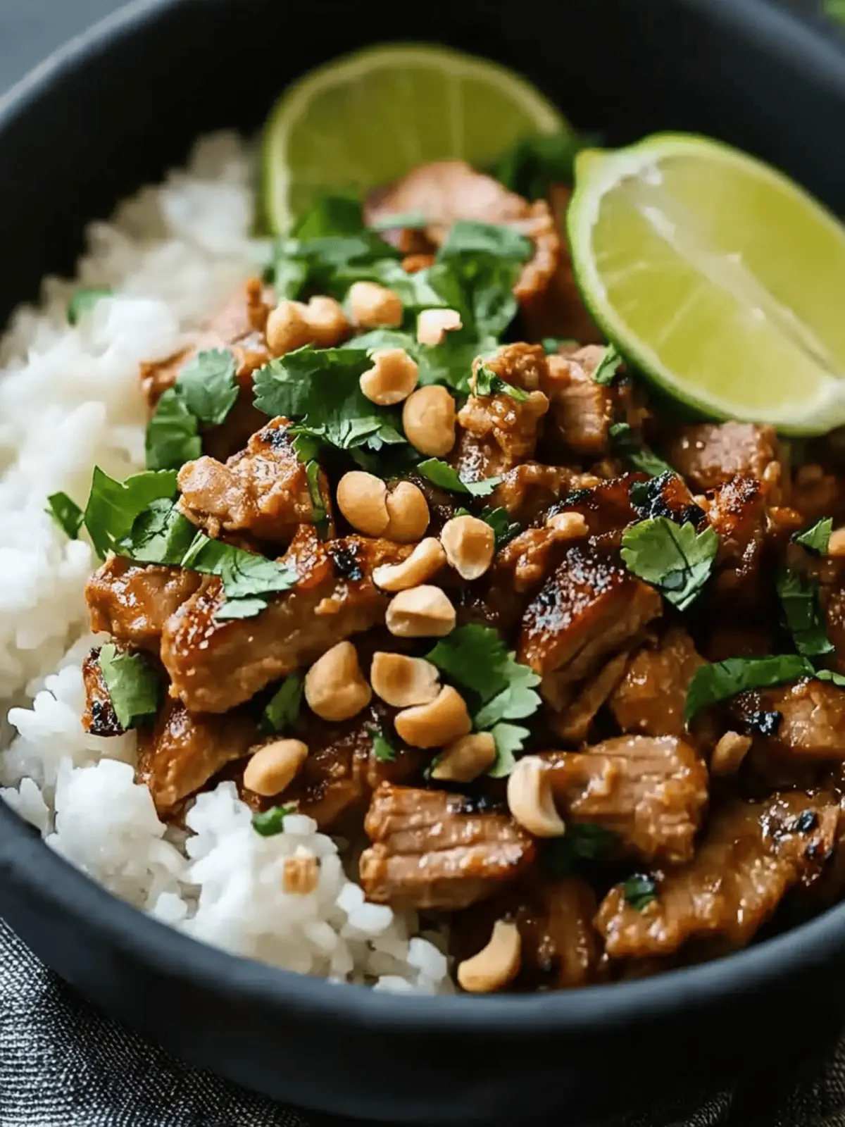 Ginger Lime Pork with Coconut Rice for a Tropical Dinner Delight 4 Ginger Lime Pork with Coconut Rice