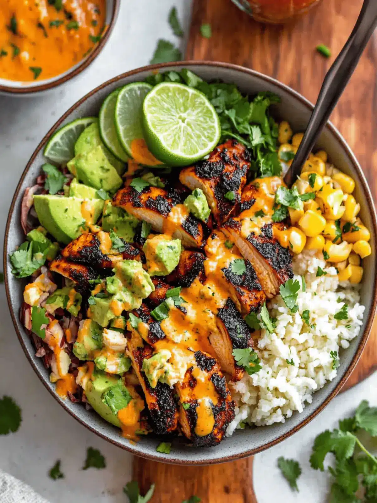 Zesty Cilantro Lime Chicken Bowls for Easy Weeknight Dinners 3 Cilantro Lime Chicken Bowls