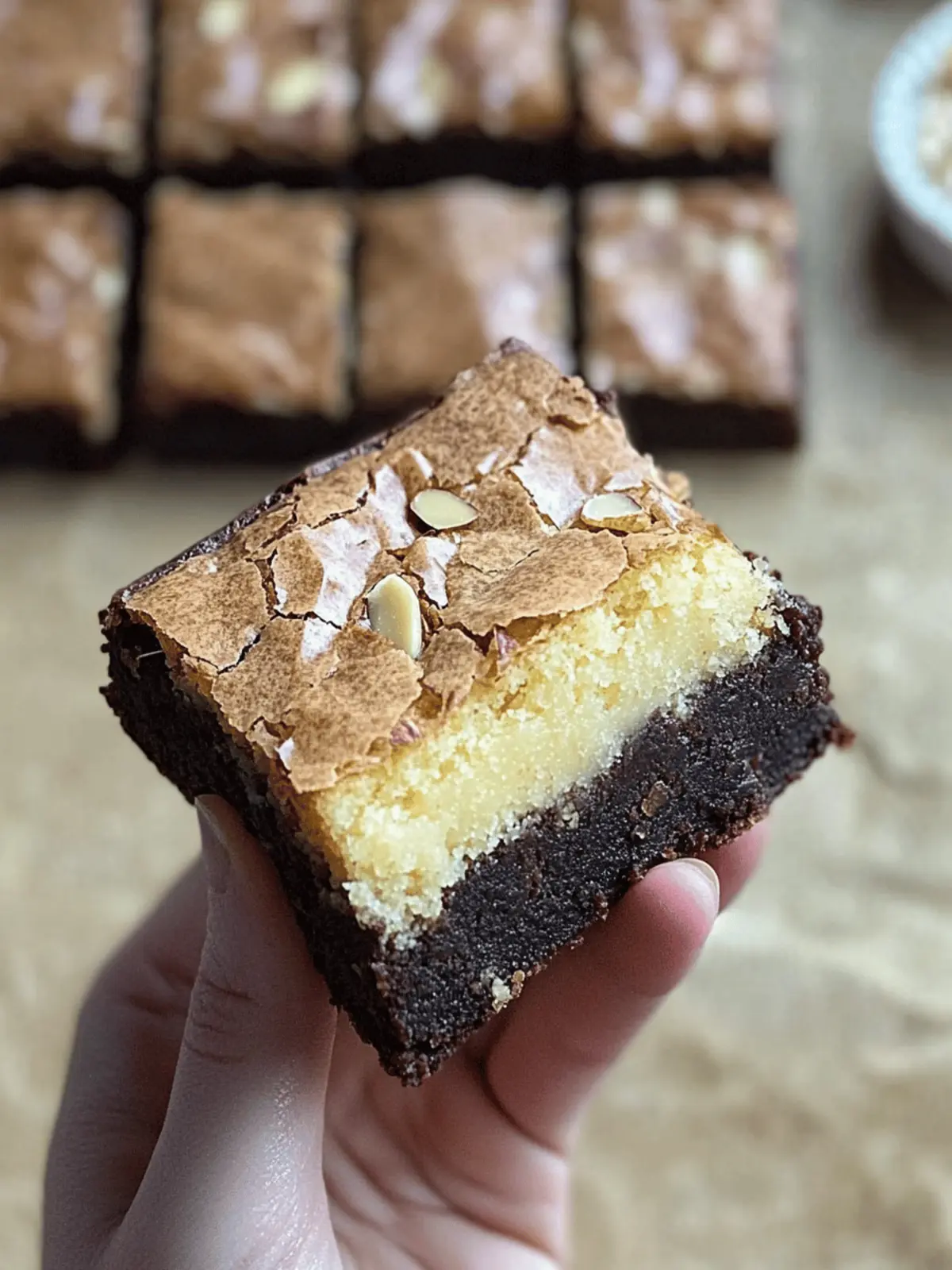 Almond Croissant Brownies: Indulge in a Sweet Gourmet Fusion 4 Almond Croissant Brownies