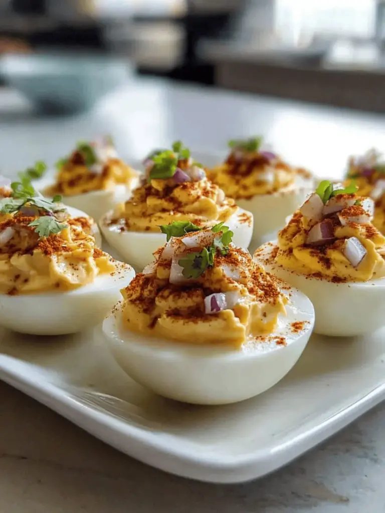 Irresistible Elote Deviled Eggs with Zesty Chipotle Mayo