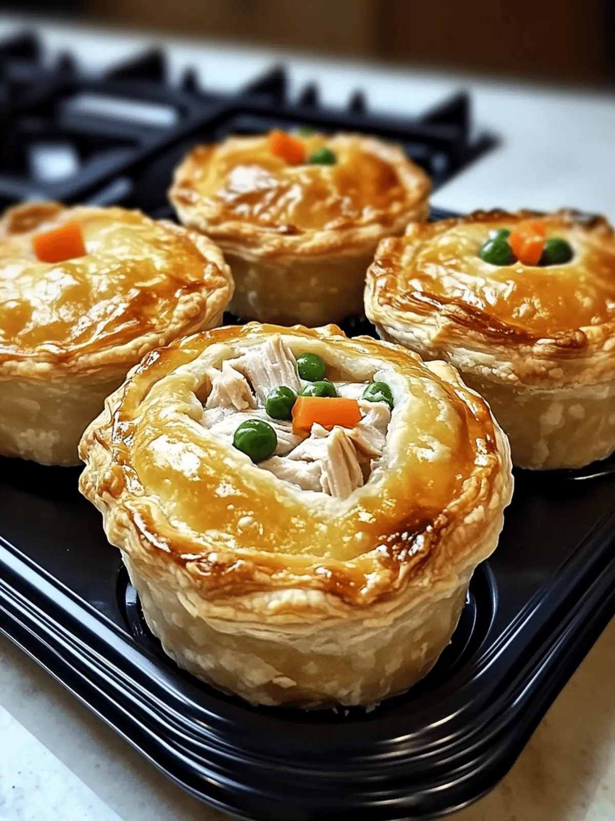 Delicious Mini Chicken Pot Pies for Quick Comfort Food Fun 3 Mini chicken pot pies