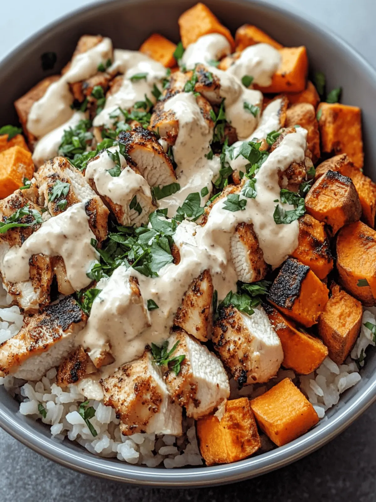 Delicious Chicken & Sweet Potato Rice Bowl Ready in 40 Minutes 3 Chicken & Sweet Potato Rice Bowl