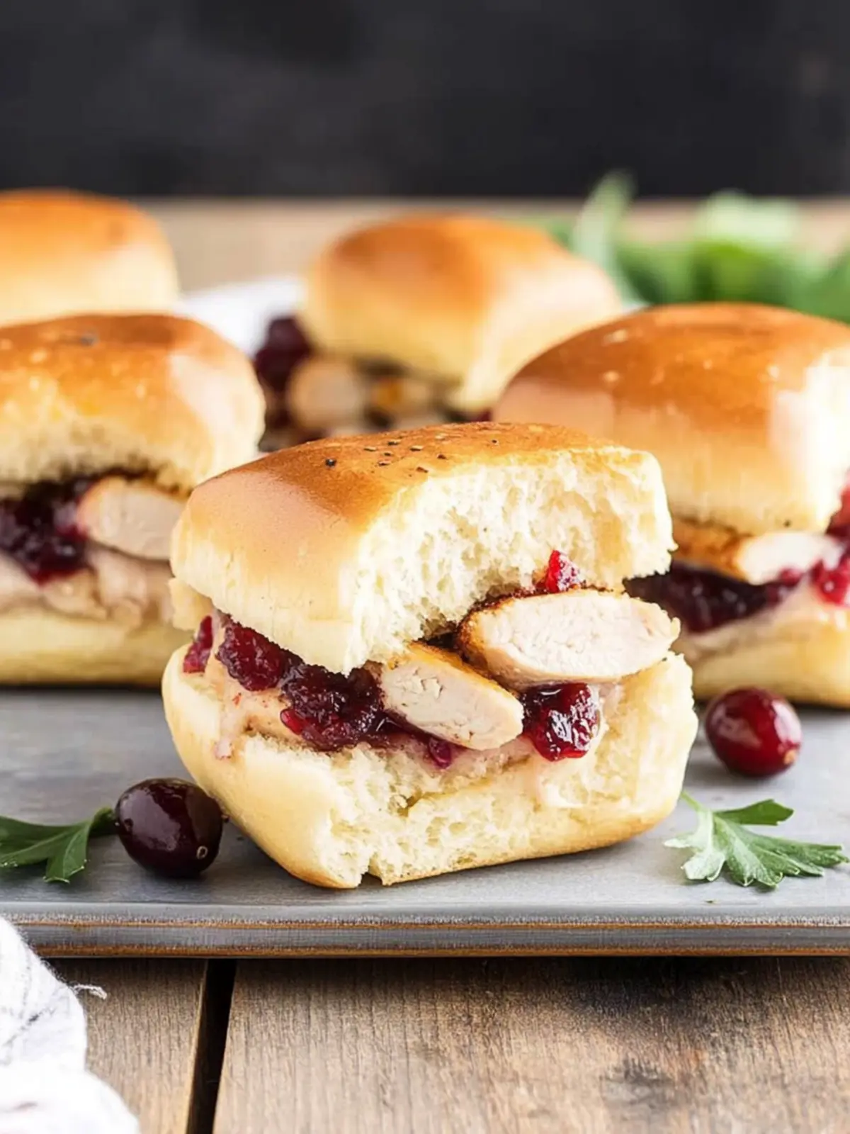 Turkey Cranberry Sliders