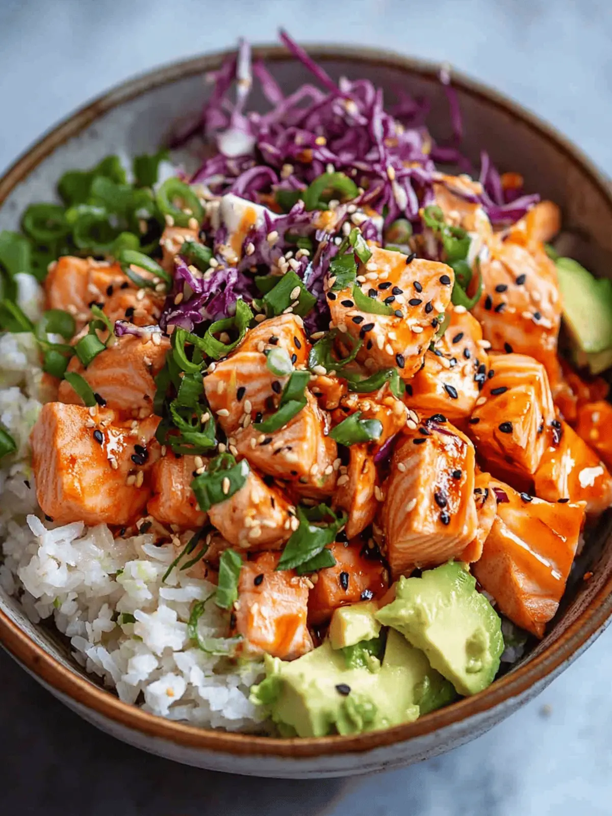 Spicy Salmon Bowl