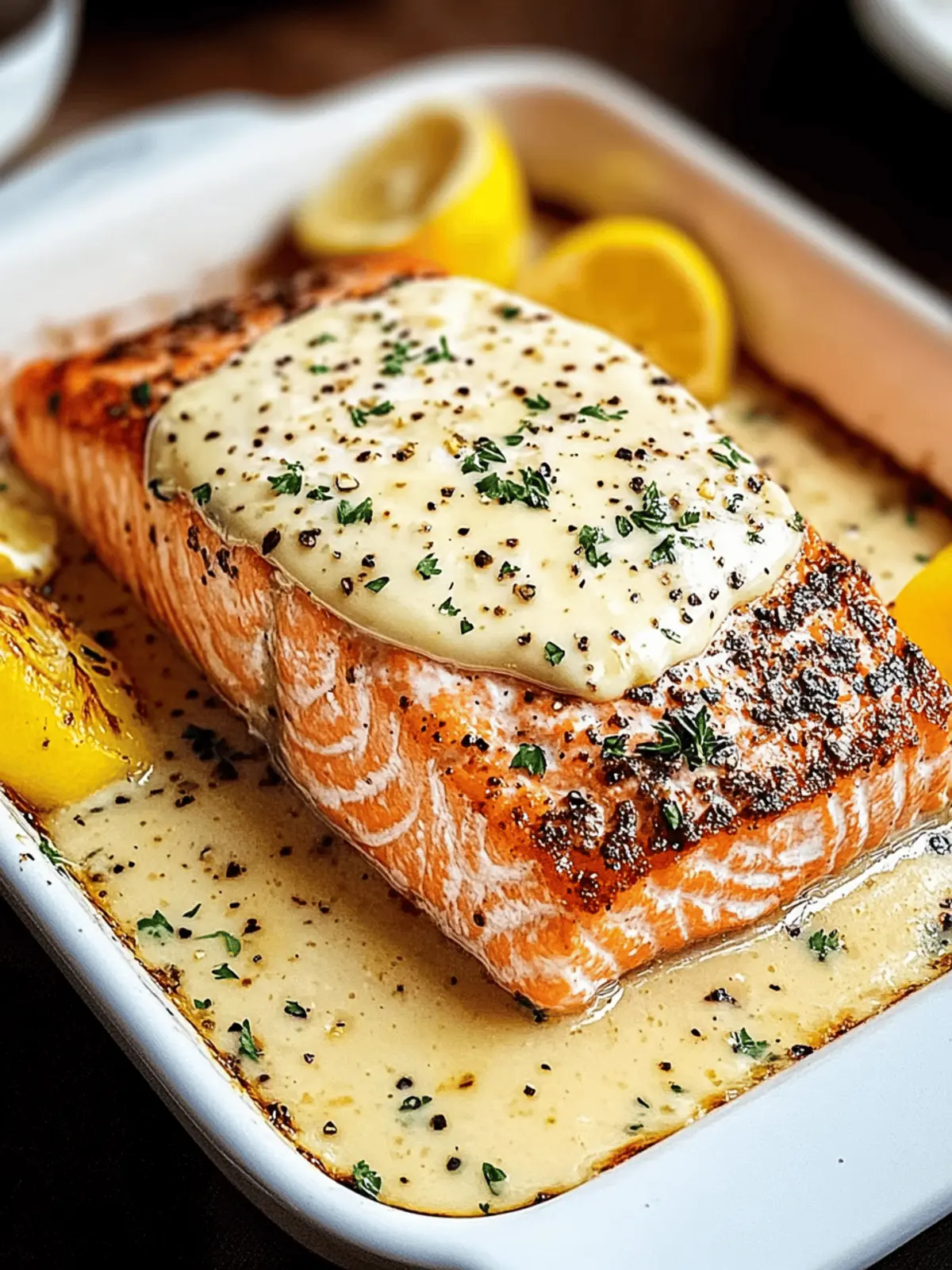 Baked Boursin Salmon